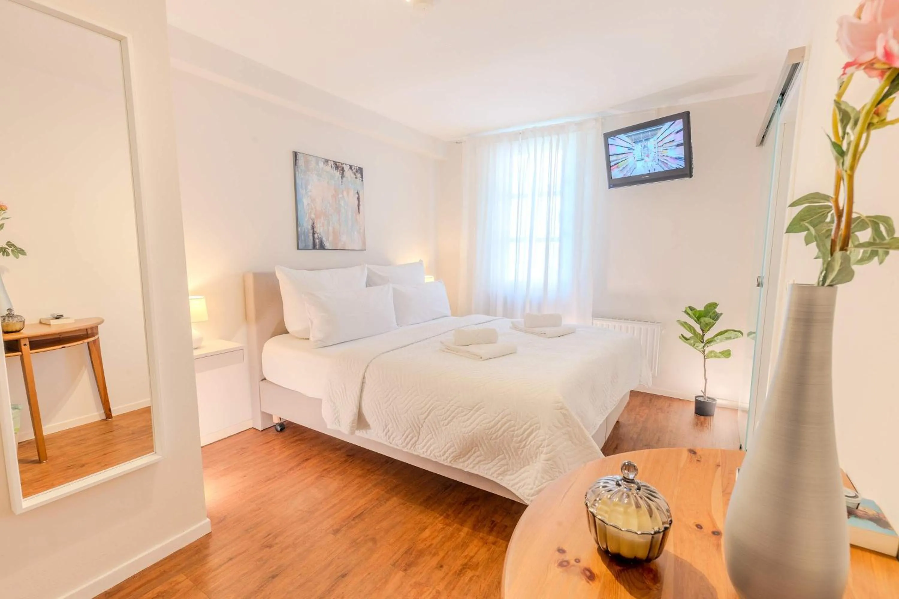 Bed in Weingut Muehlenschenke - Game-Room, Vineyard, Sauna and more
