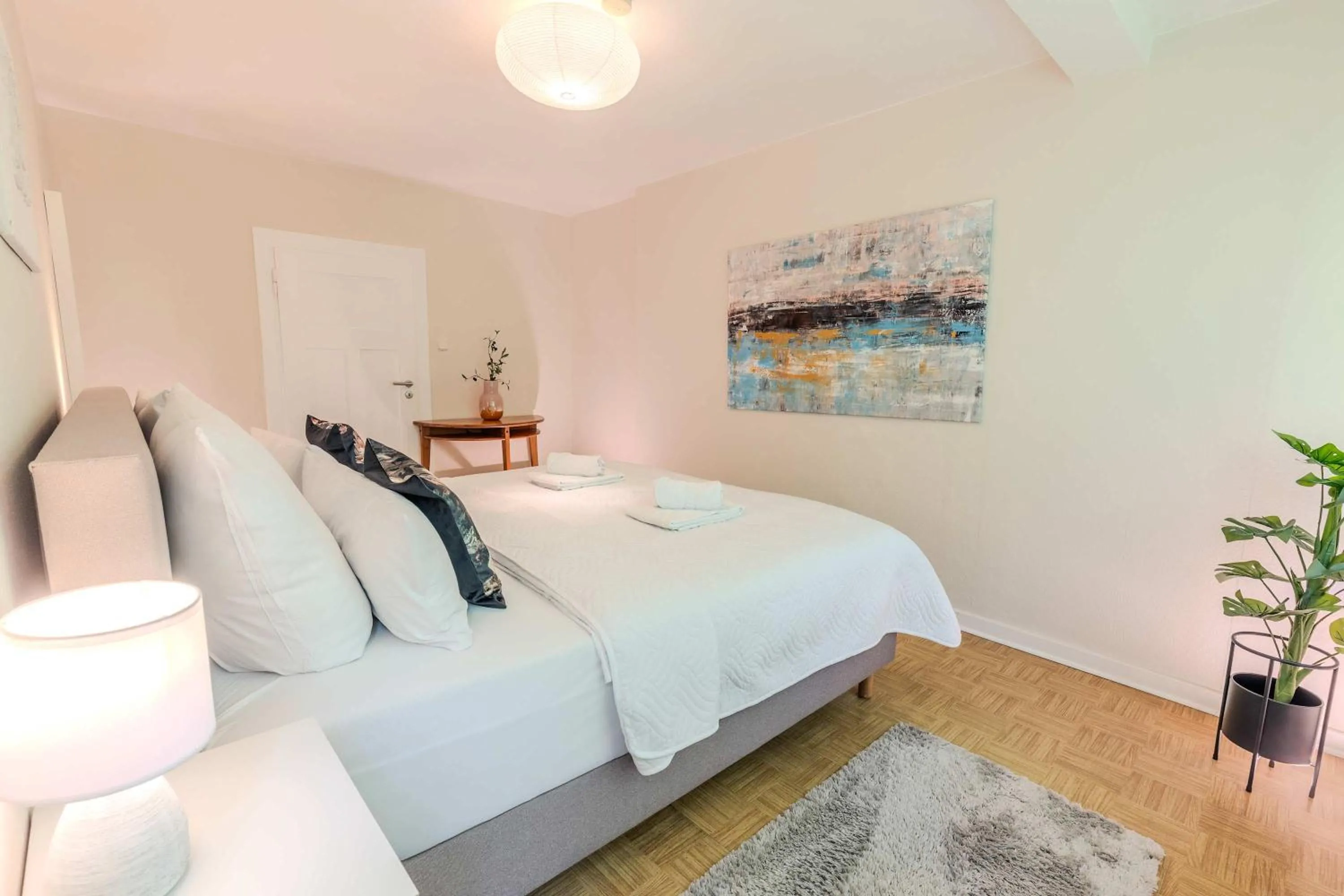 Bed in Weingut Muehlenschenke - Game-Room, Vineyard, Sauna and more