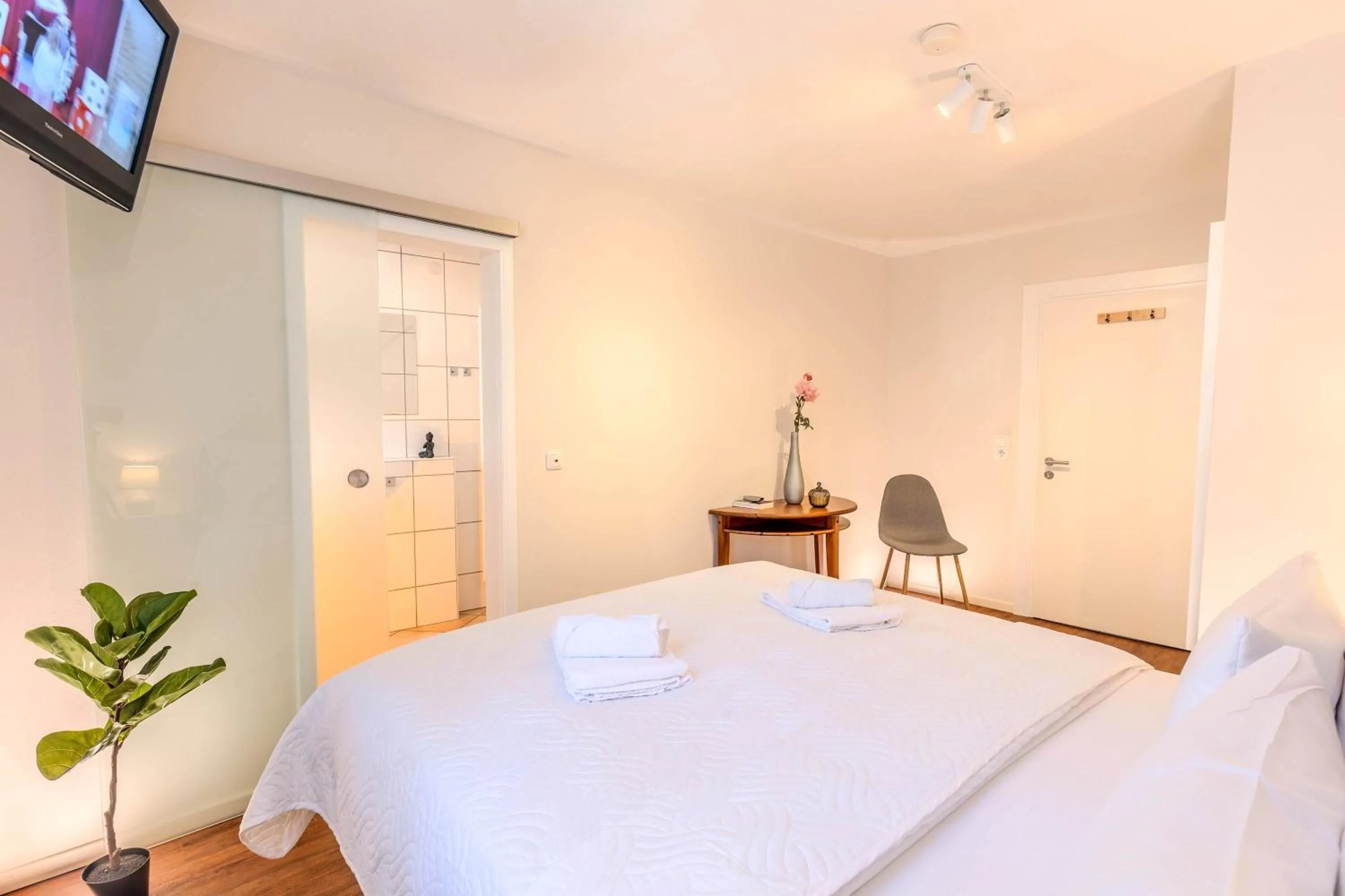 Bed in Weingut Muehlenschenke - Game-Room, Vineyard, Sauna and more