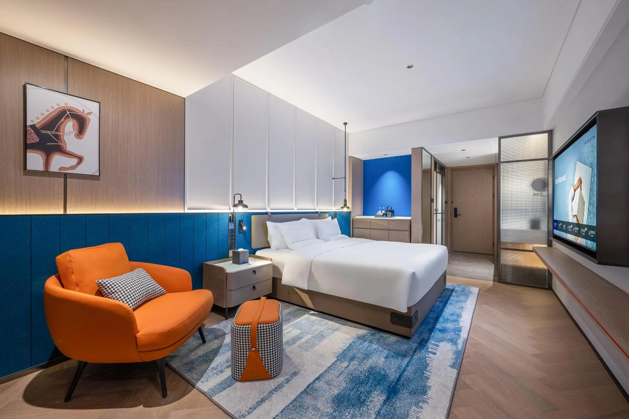 Bed in Novotel Hangzhou Yuhang