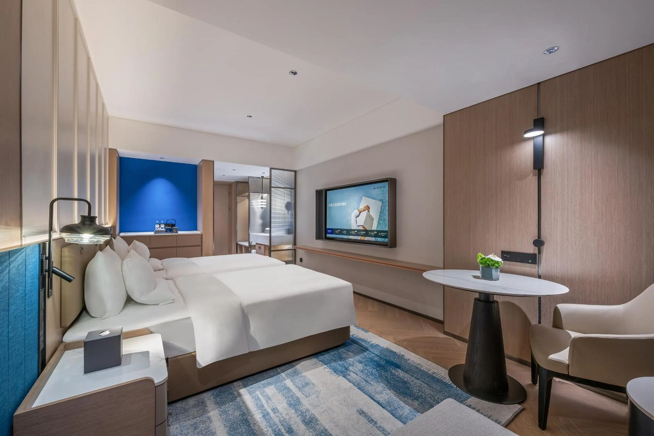 Bed in Novotel Hangzhou Yuhang