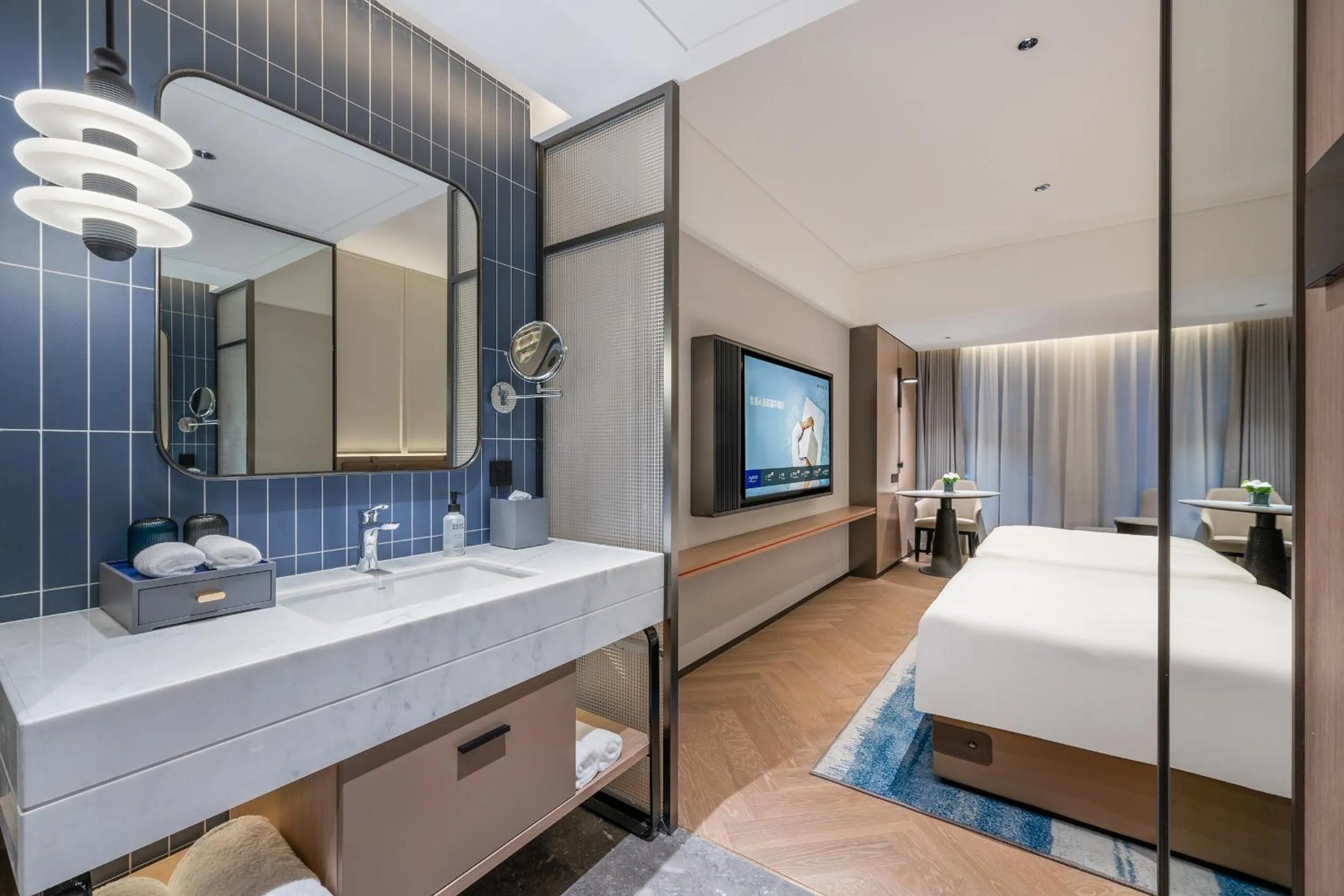 Bed in Novotel Hangzhou Yuhang