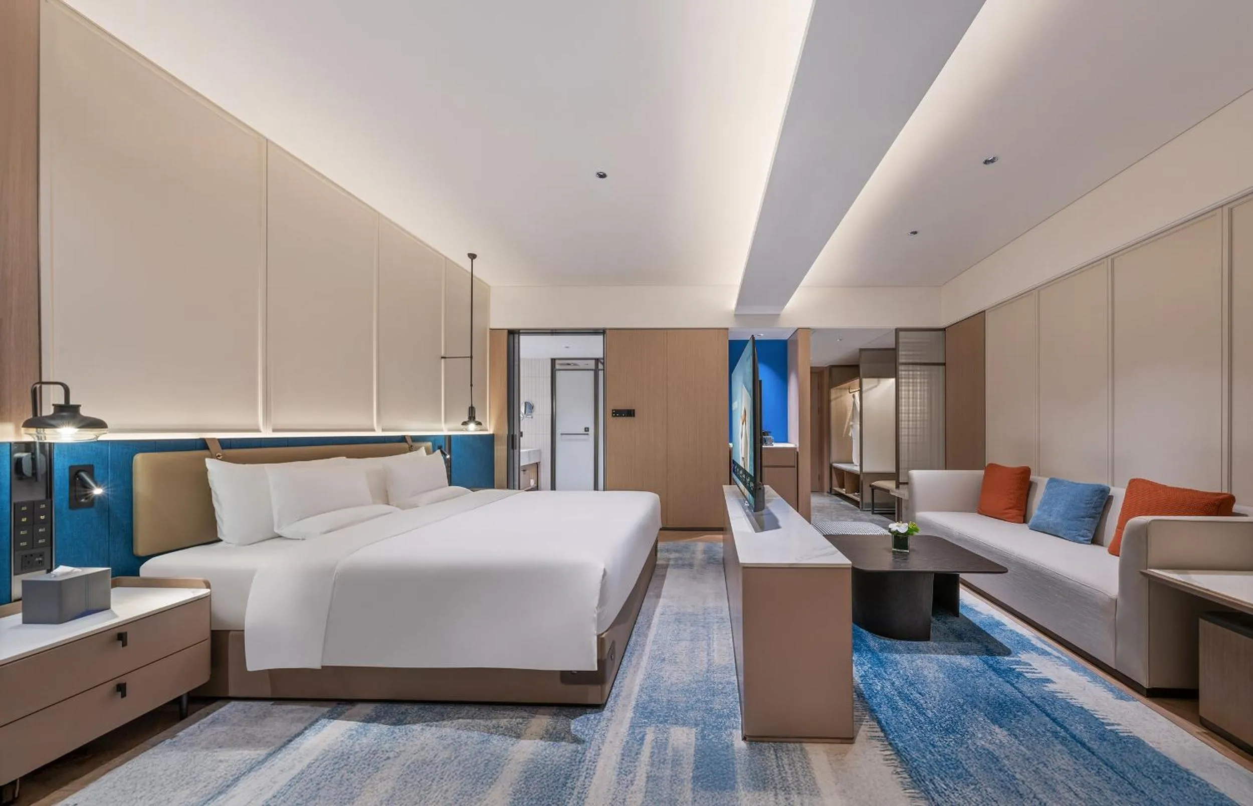 Bed in Novotel Hangzhou Yuhang
