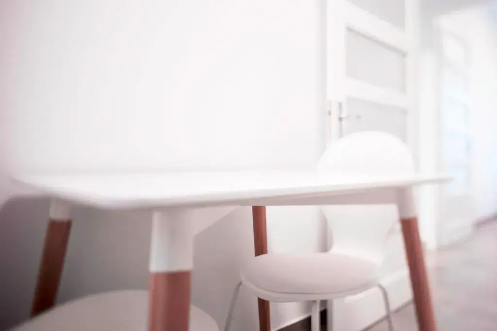 Dining area in Lux Apartamentos Santiago Dining area in Lux Apartamentos Santiago