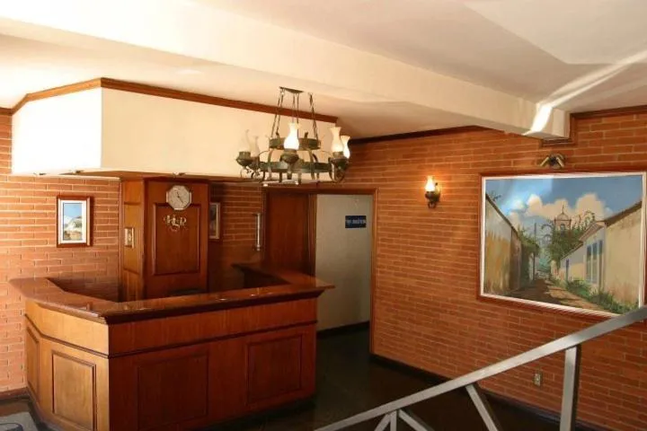 Lobby or reception in Hotel Santa Rita