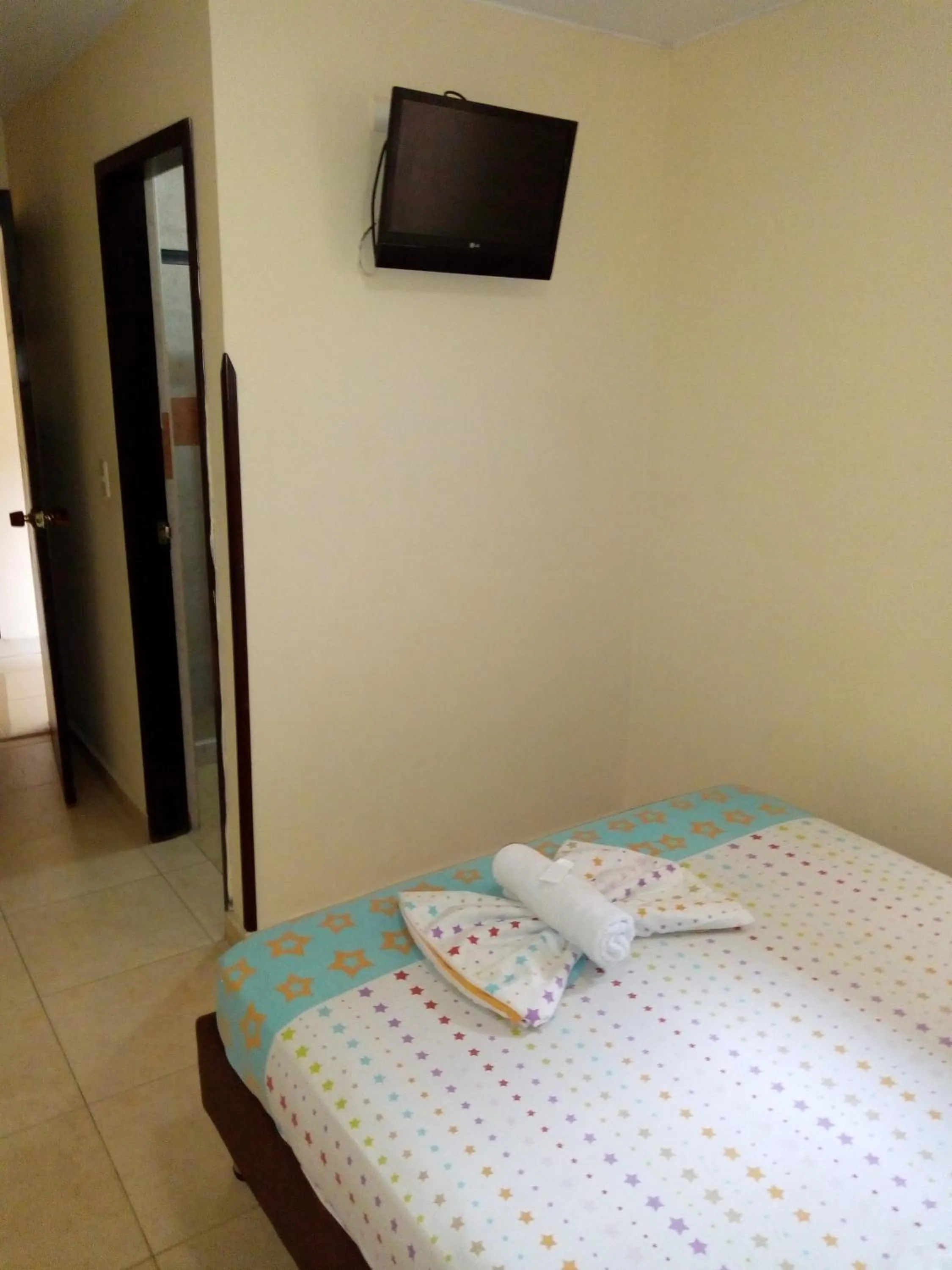 Bed in Hotel Táchiras