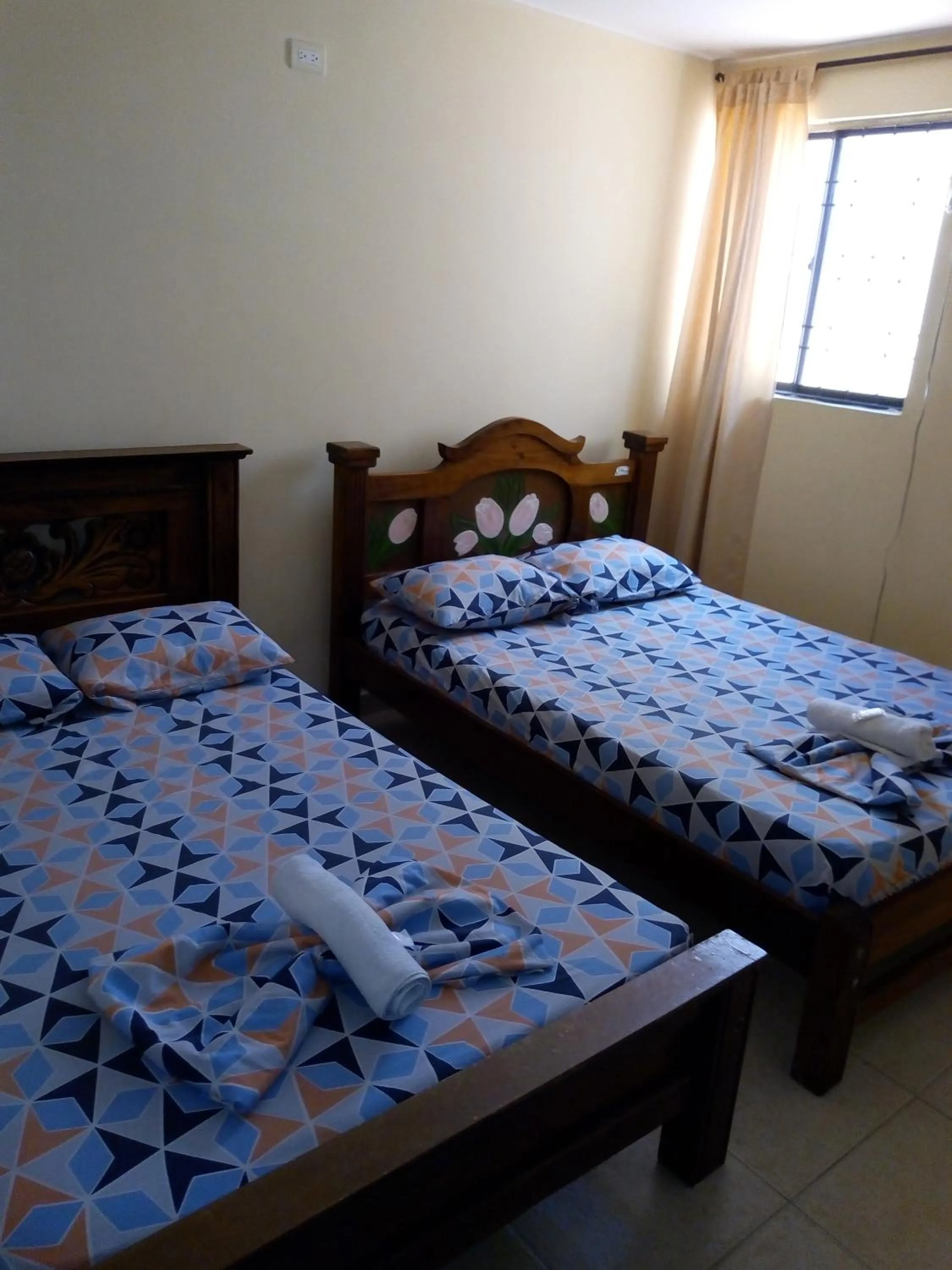 Bed in Hotel Táchiras