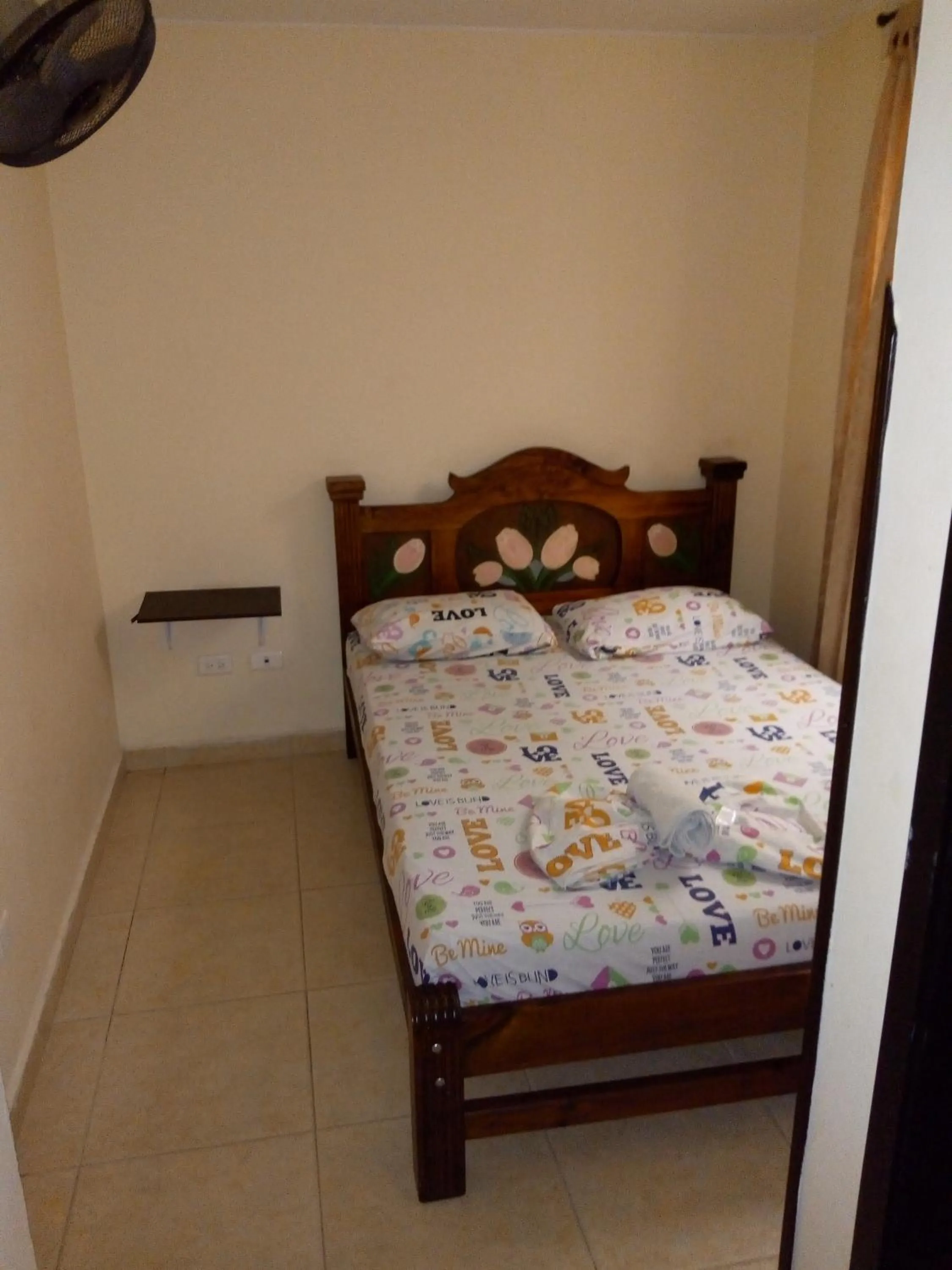 Bed in Hotel Táchiras