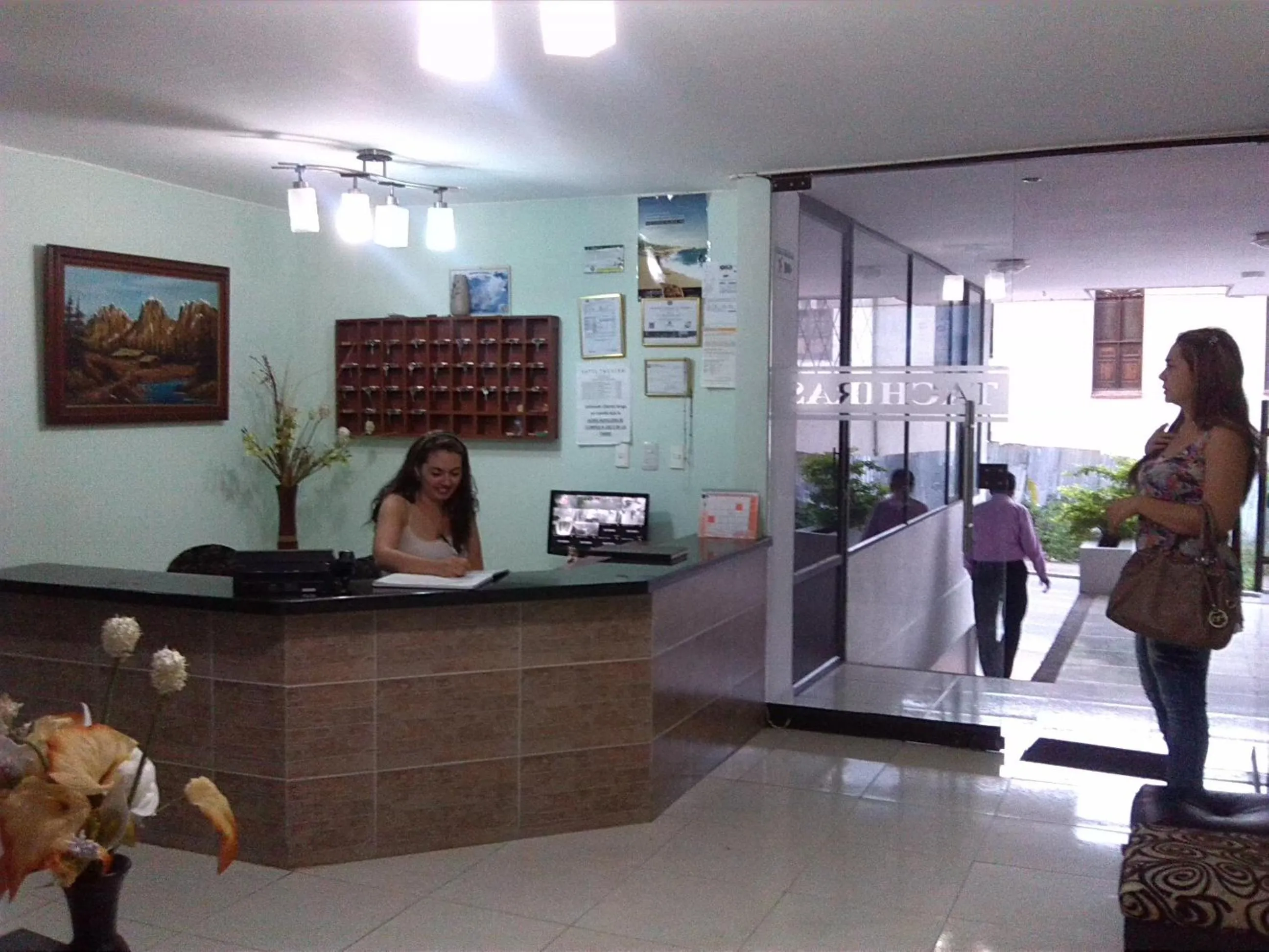 Lobby or reception in Hotel Táchiras