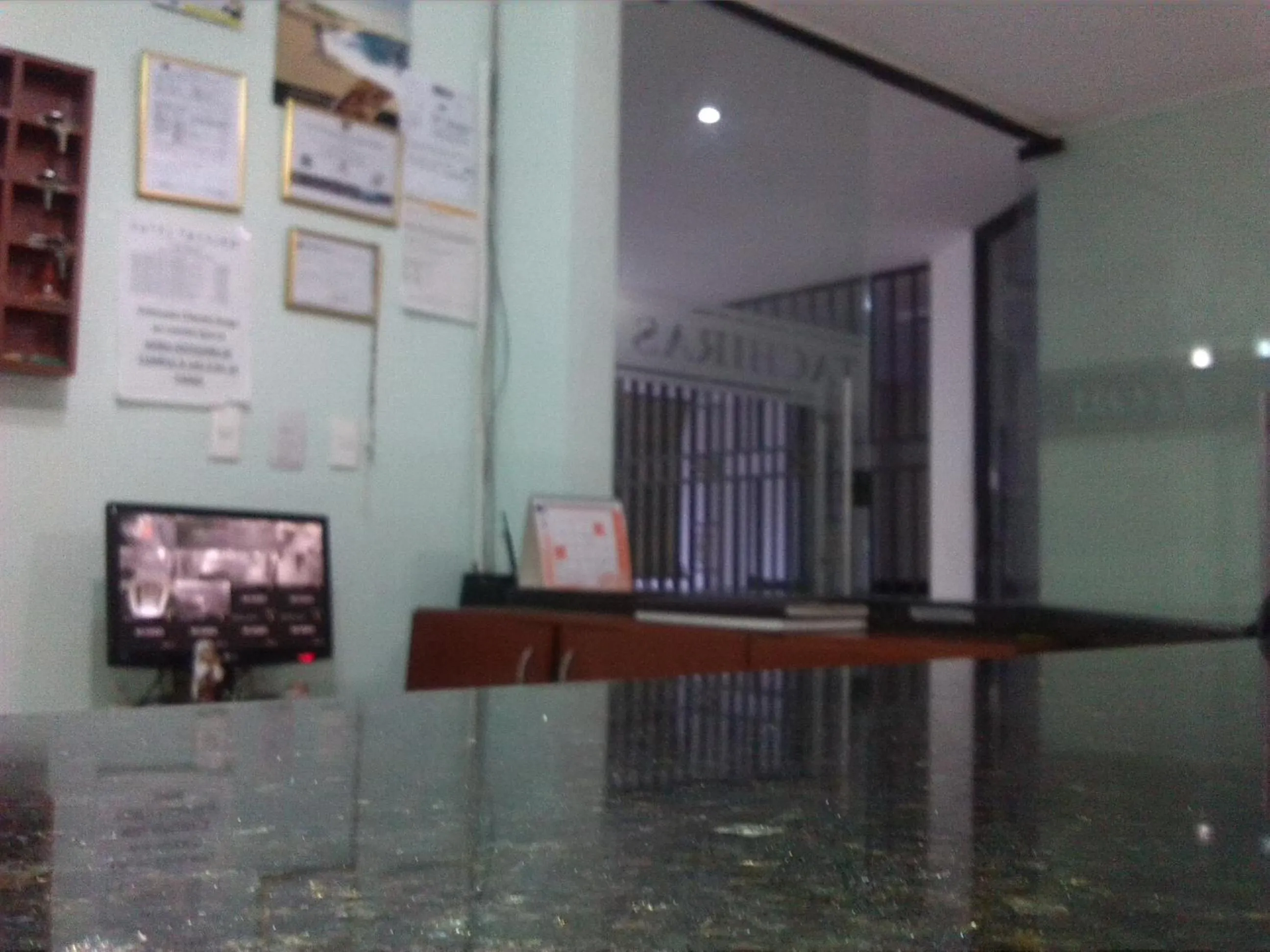 Lobby or reception in Hotel Táchiras