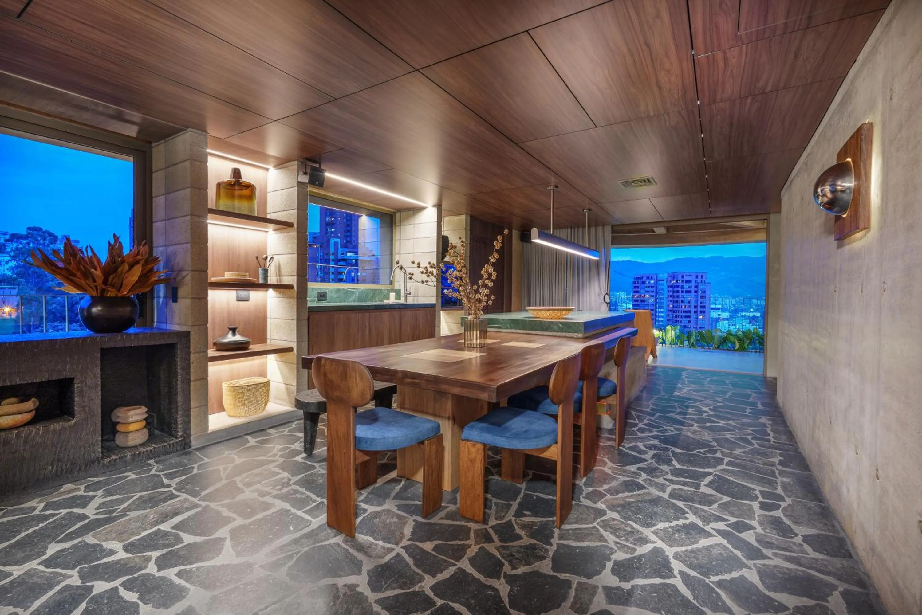 Dining area in 23 Living