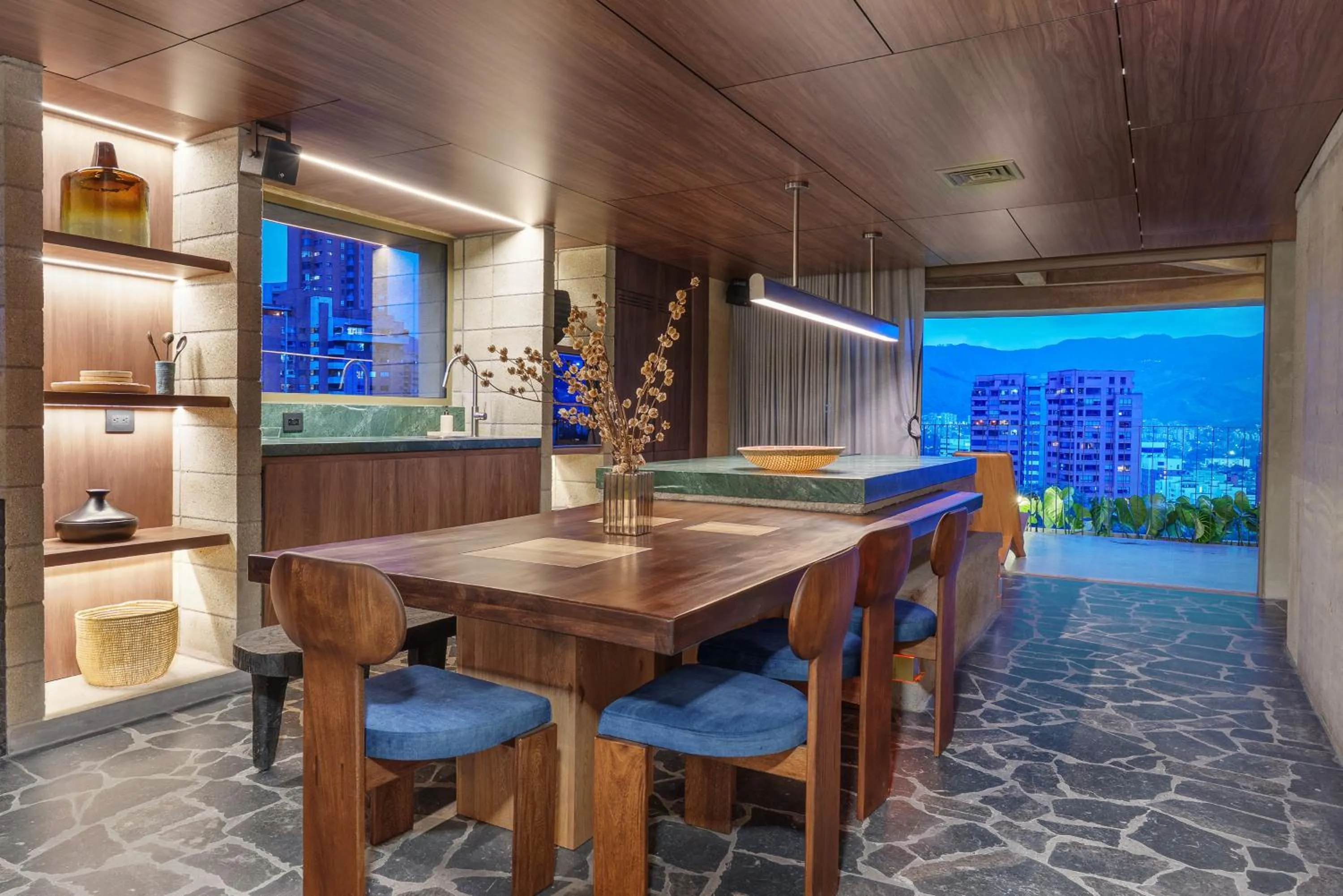 Dining area in 23 Living