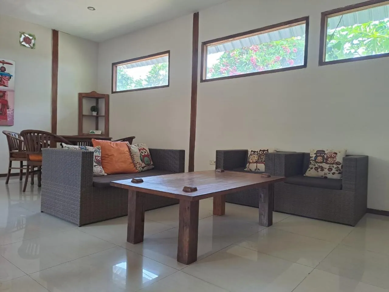 Living room in Si Pitung Village