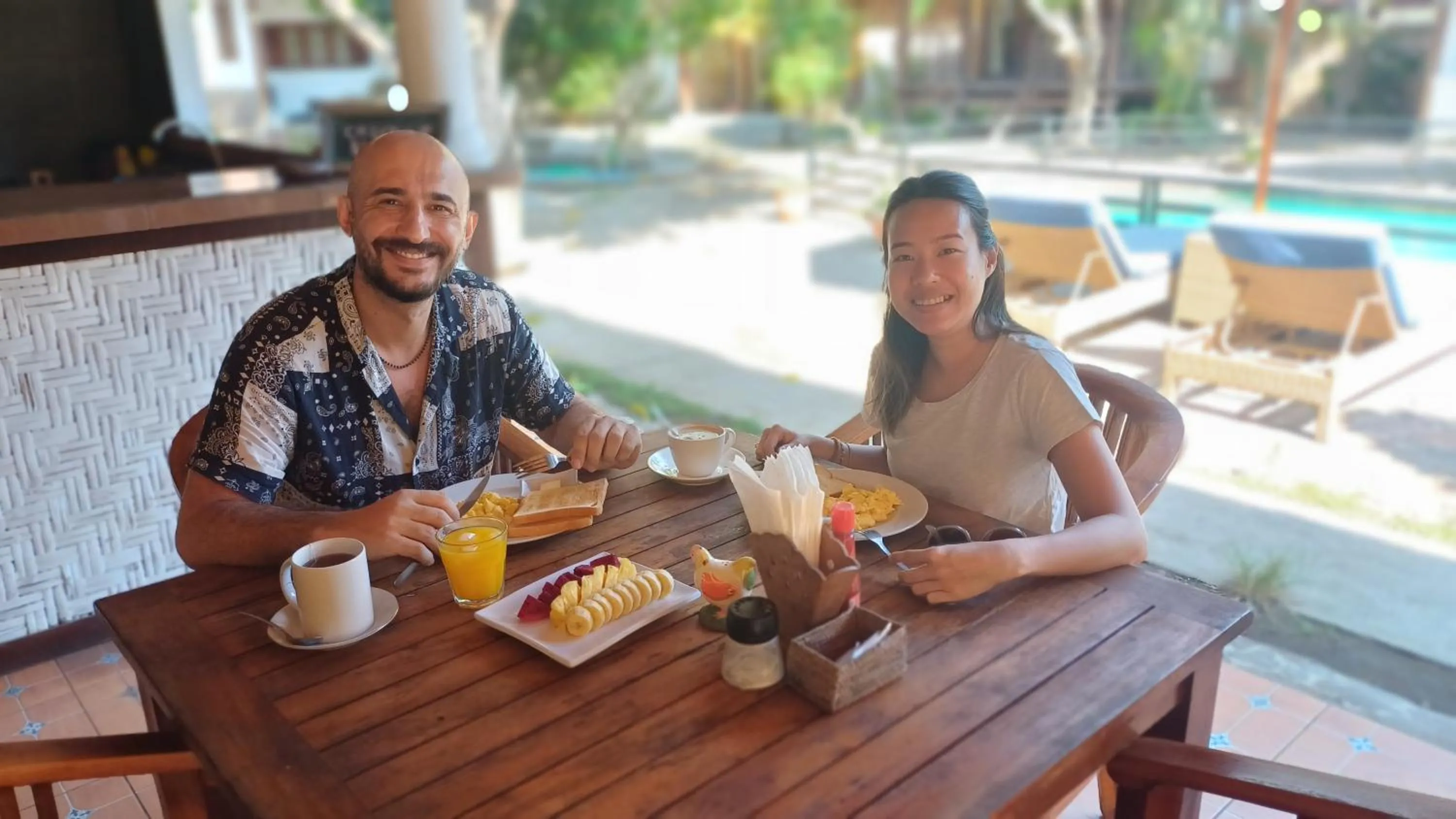 Breakfast in Si Pitung Village