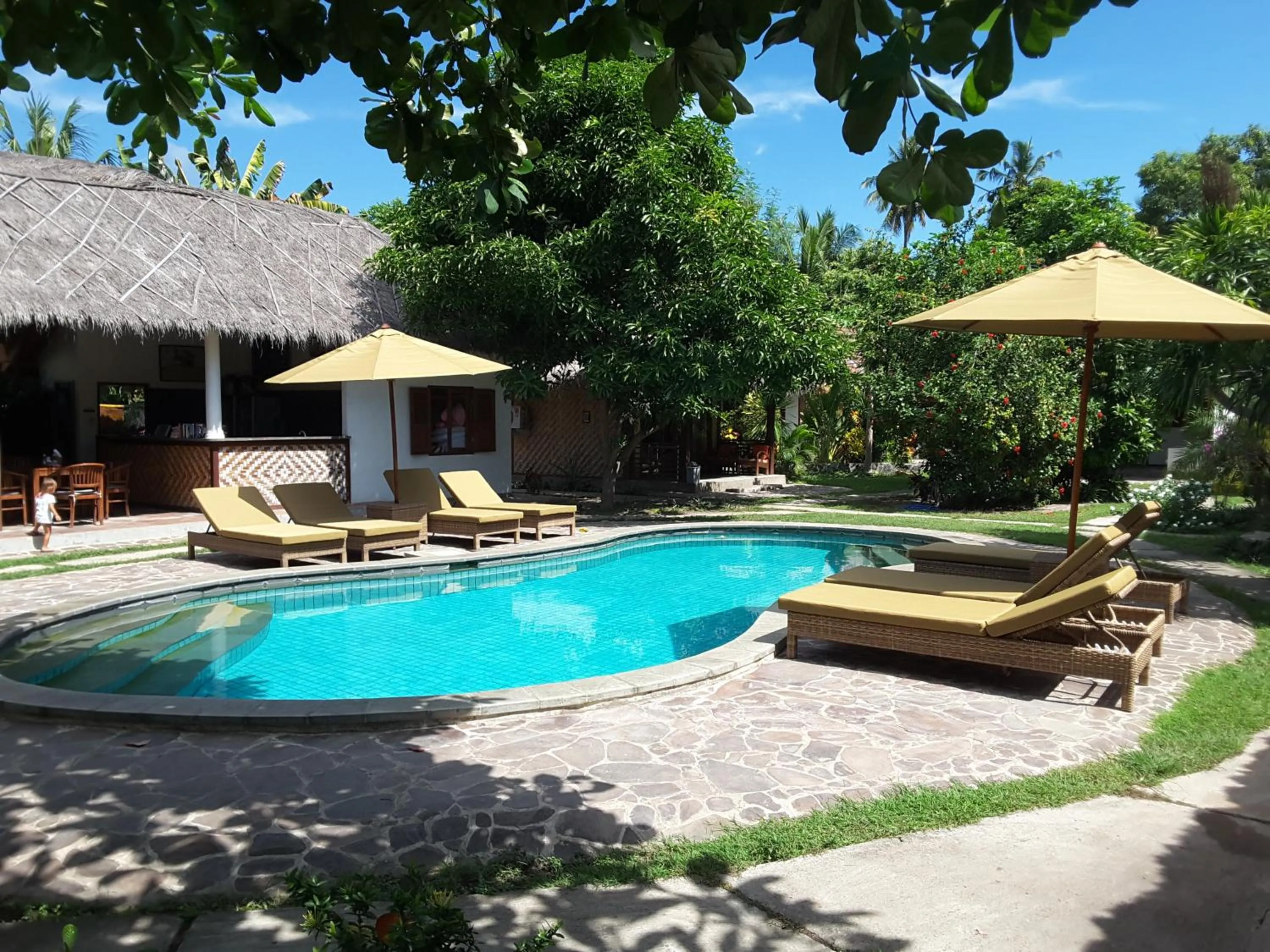 Swimming pool in Si Pitung Village