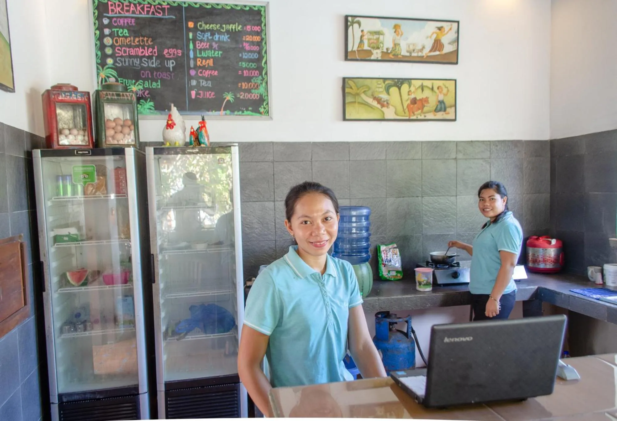 Decorative detail in Si Pitung Village