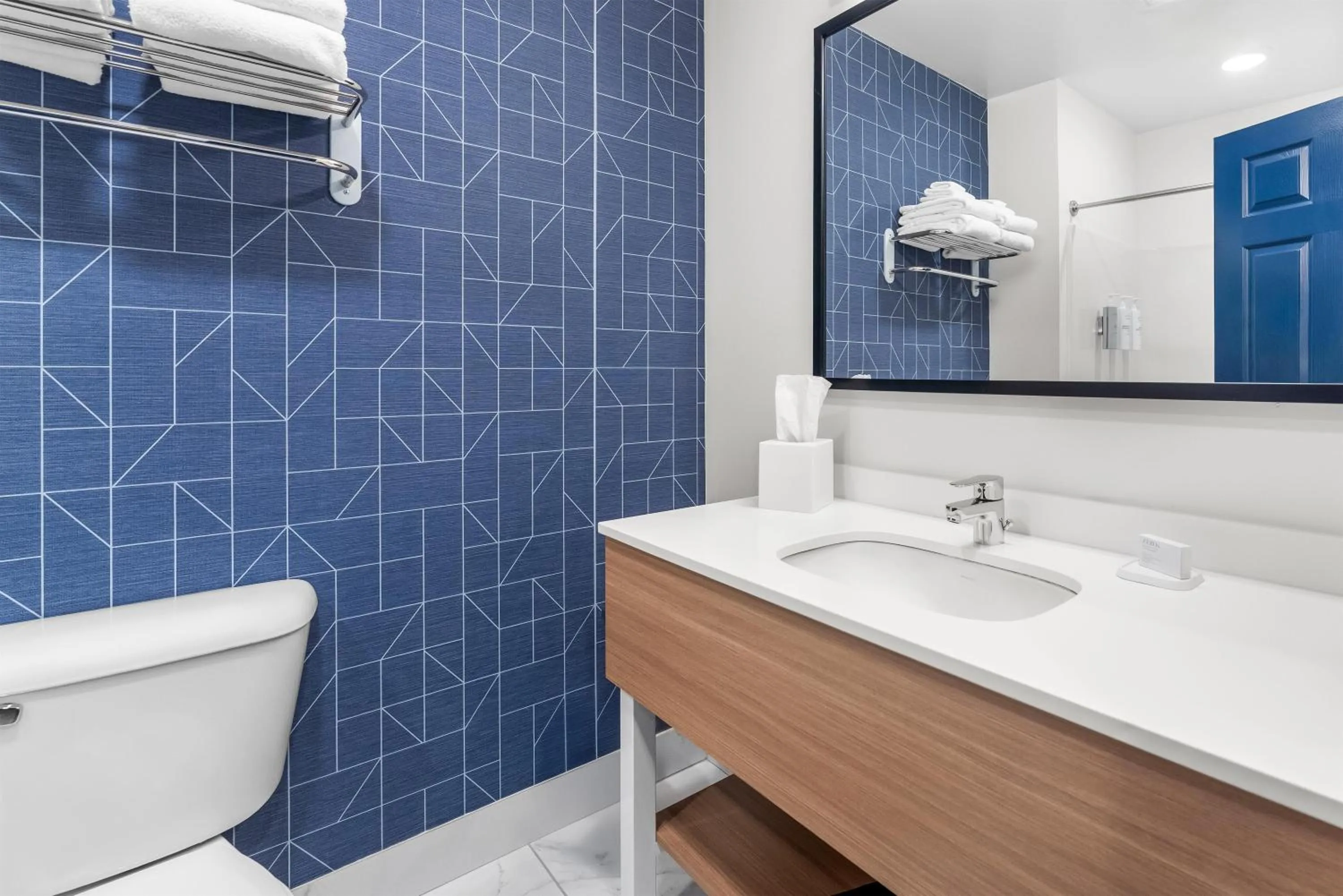 Bathroom in Spark by Hilton Essex Junction