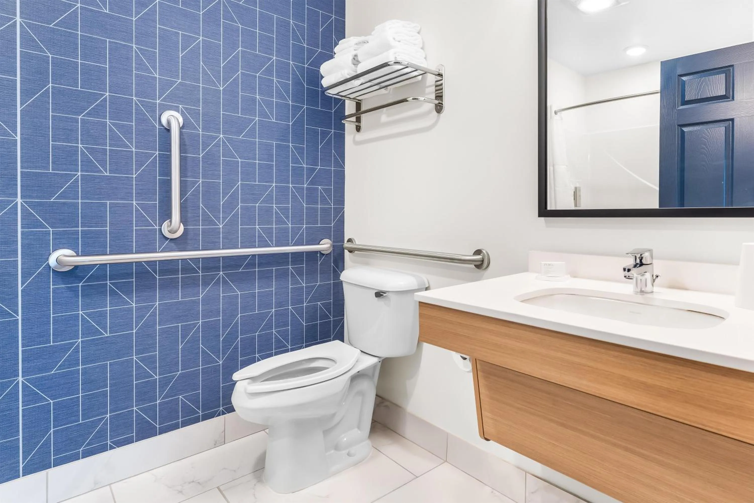 Bathroom in Spark by Hilton Essex Junction