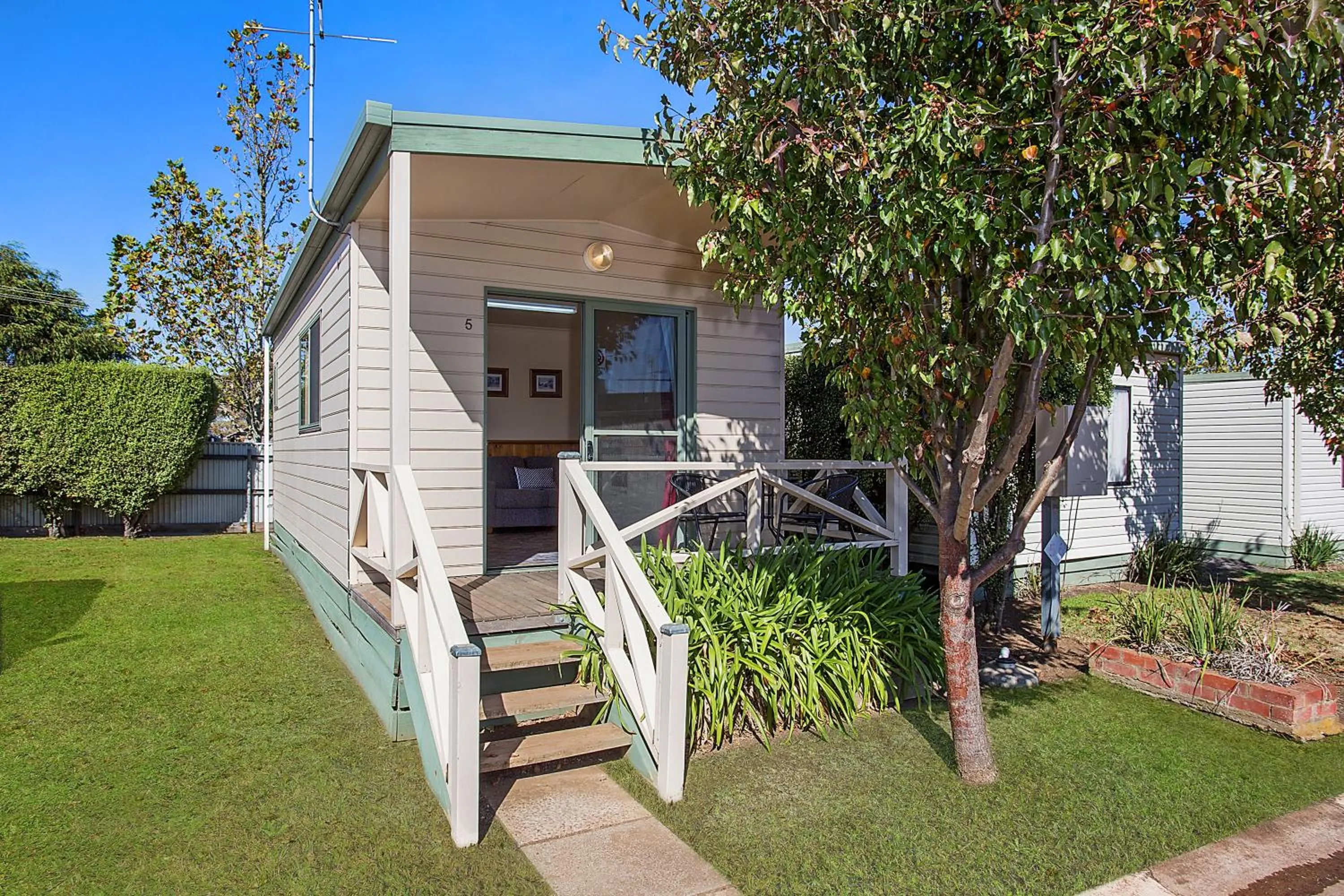 Facade/entrance in Hamilton Caravan Park