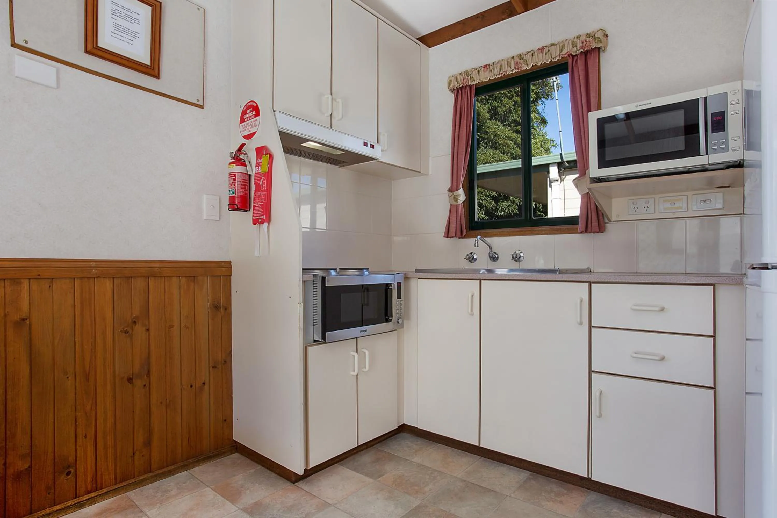 Kitchen or kitchenette in Hamilton Caravan Park
