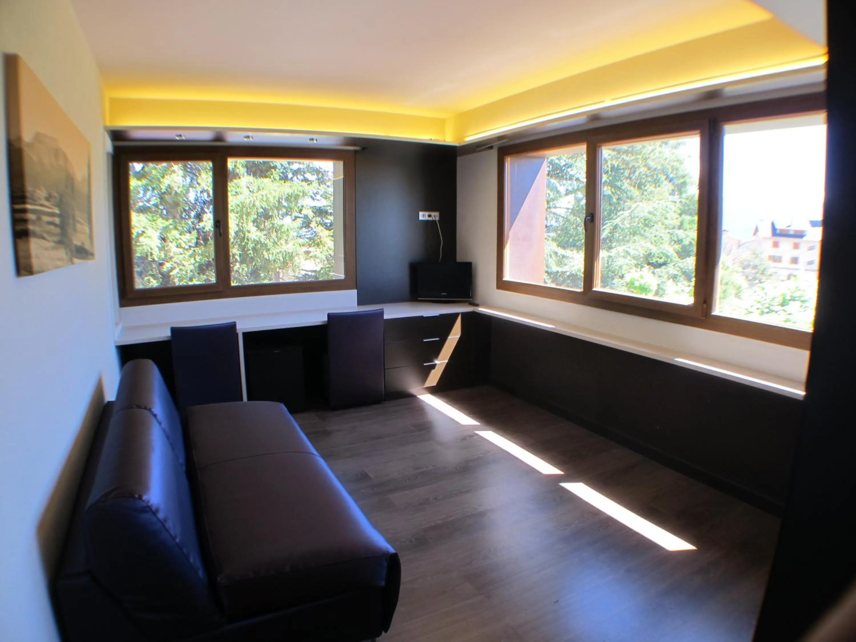 Seating area in Hotel Mirador