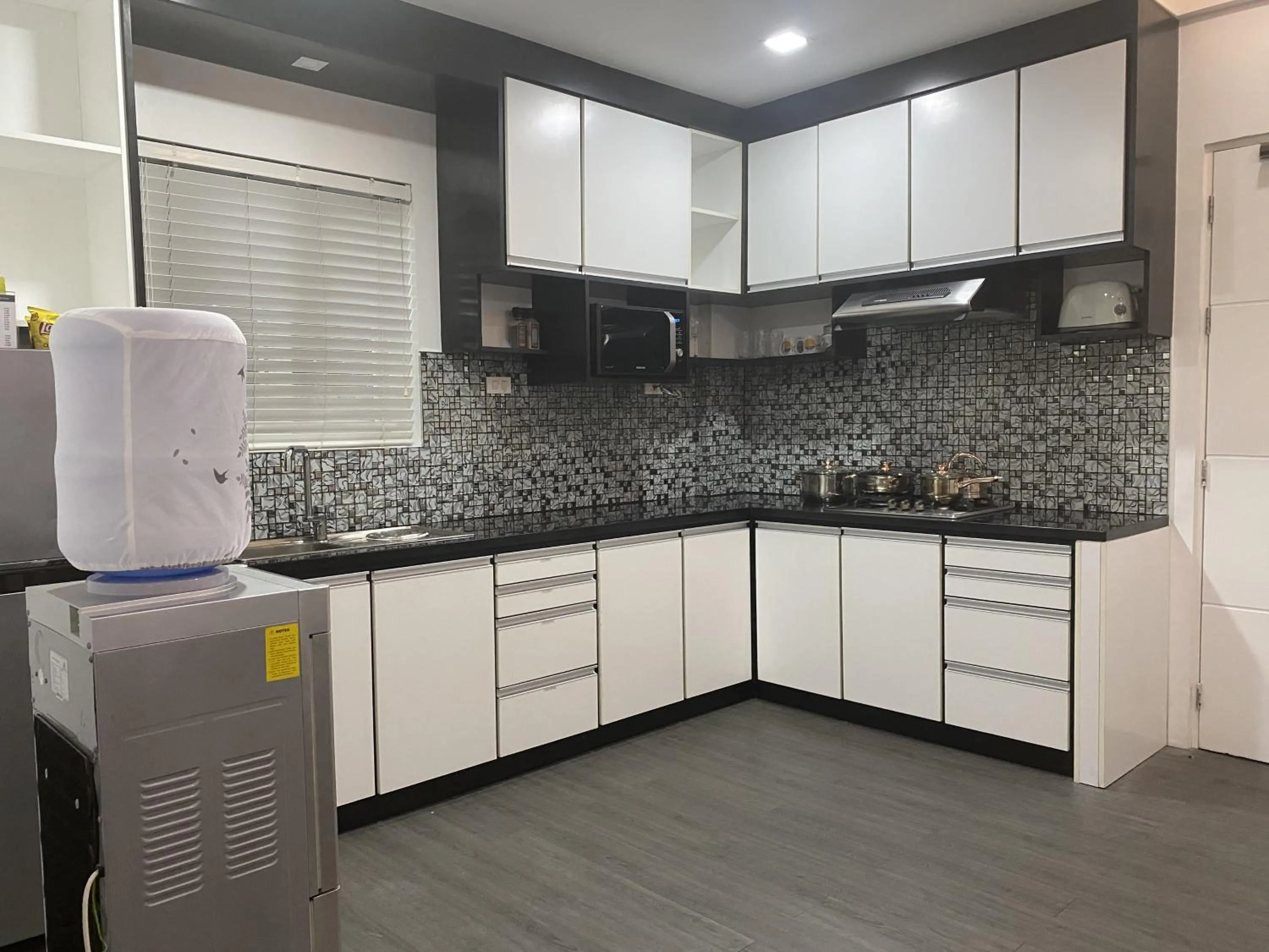 kitchen in Lalaguna Villas Luxury Dive Resort and Spa