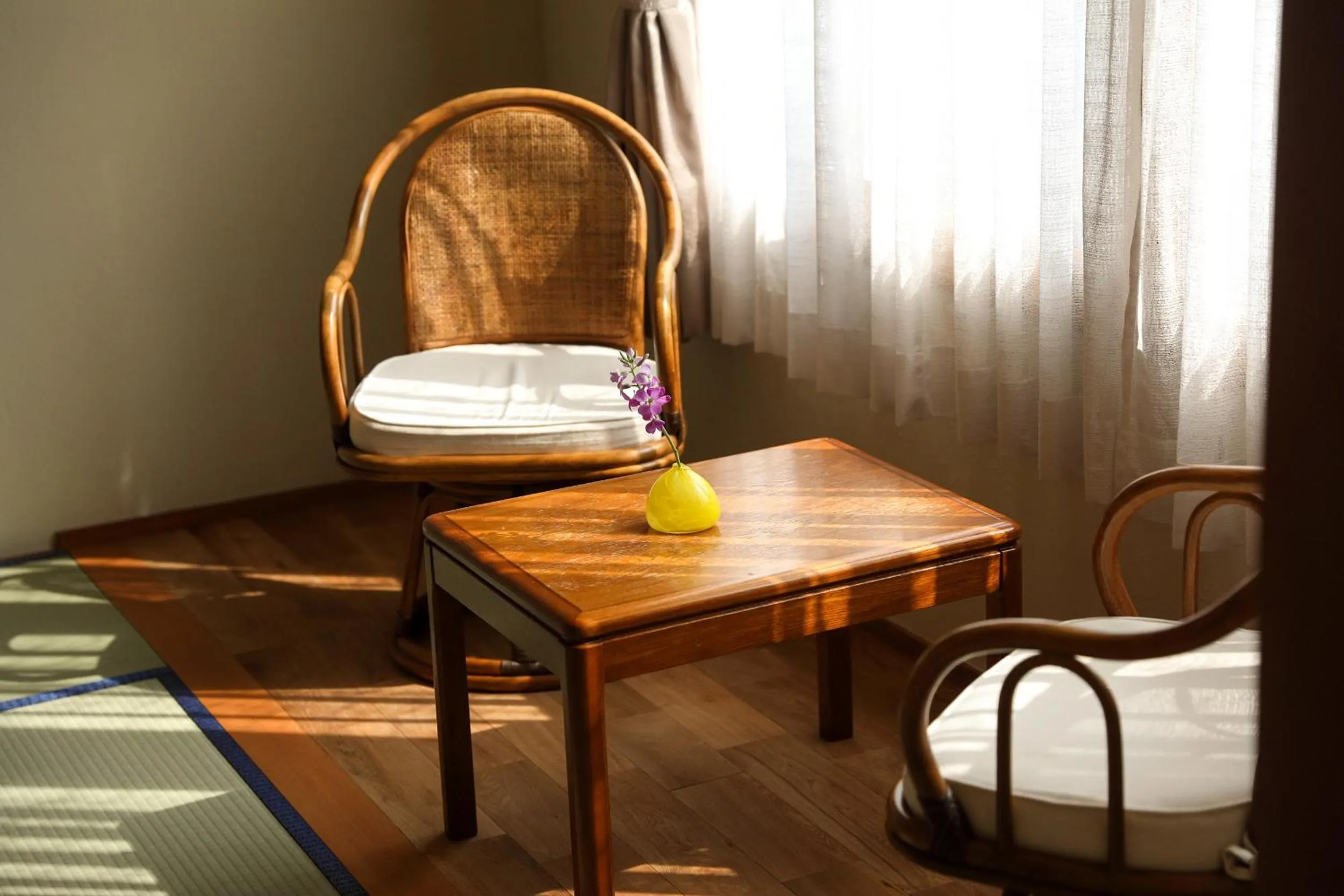 Living room in Tsukasaya Ryokan