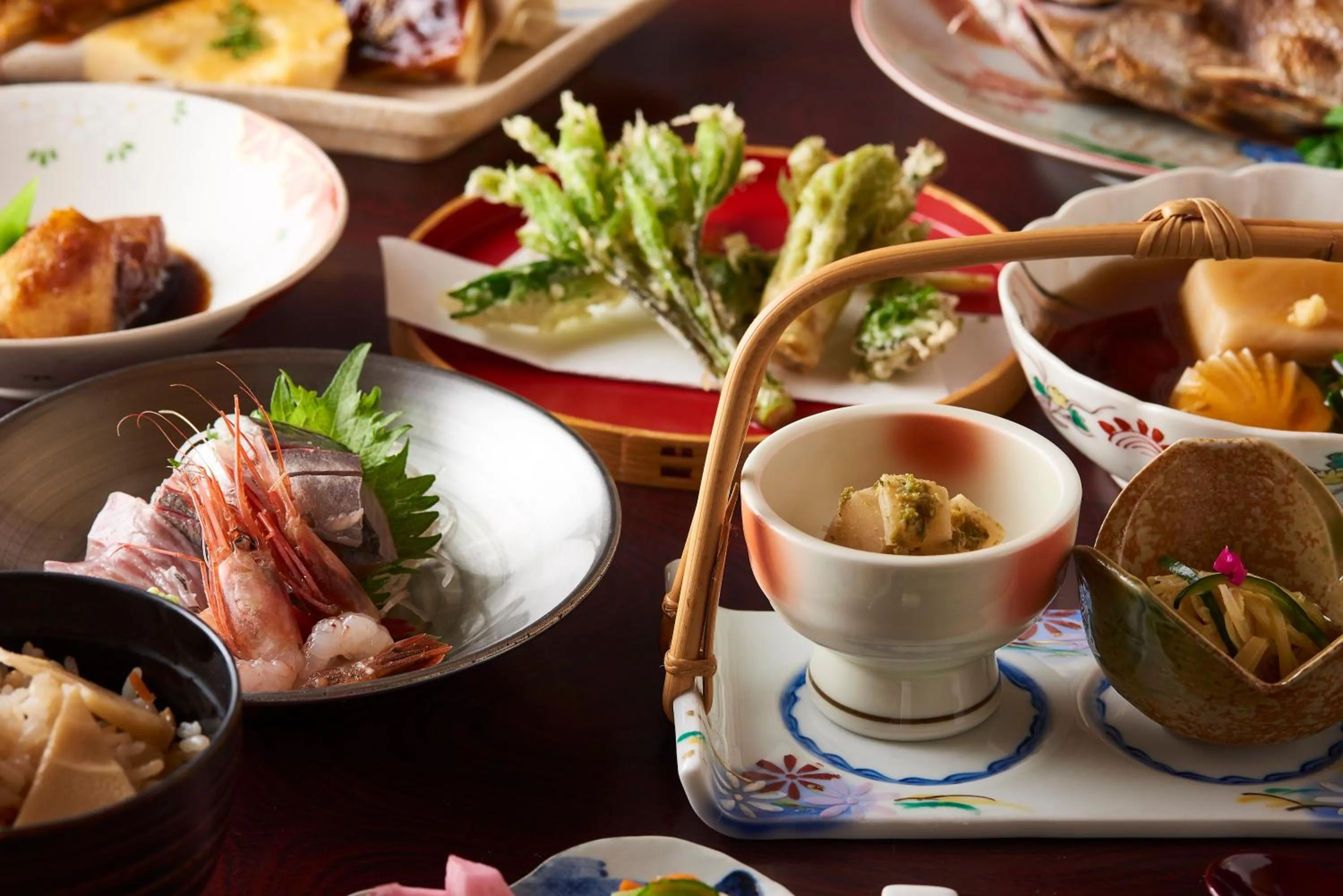 Food close-up in Tsukasaya Ryokan