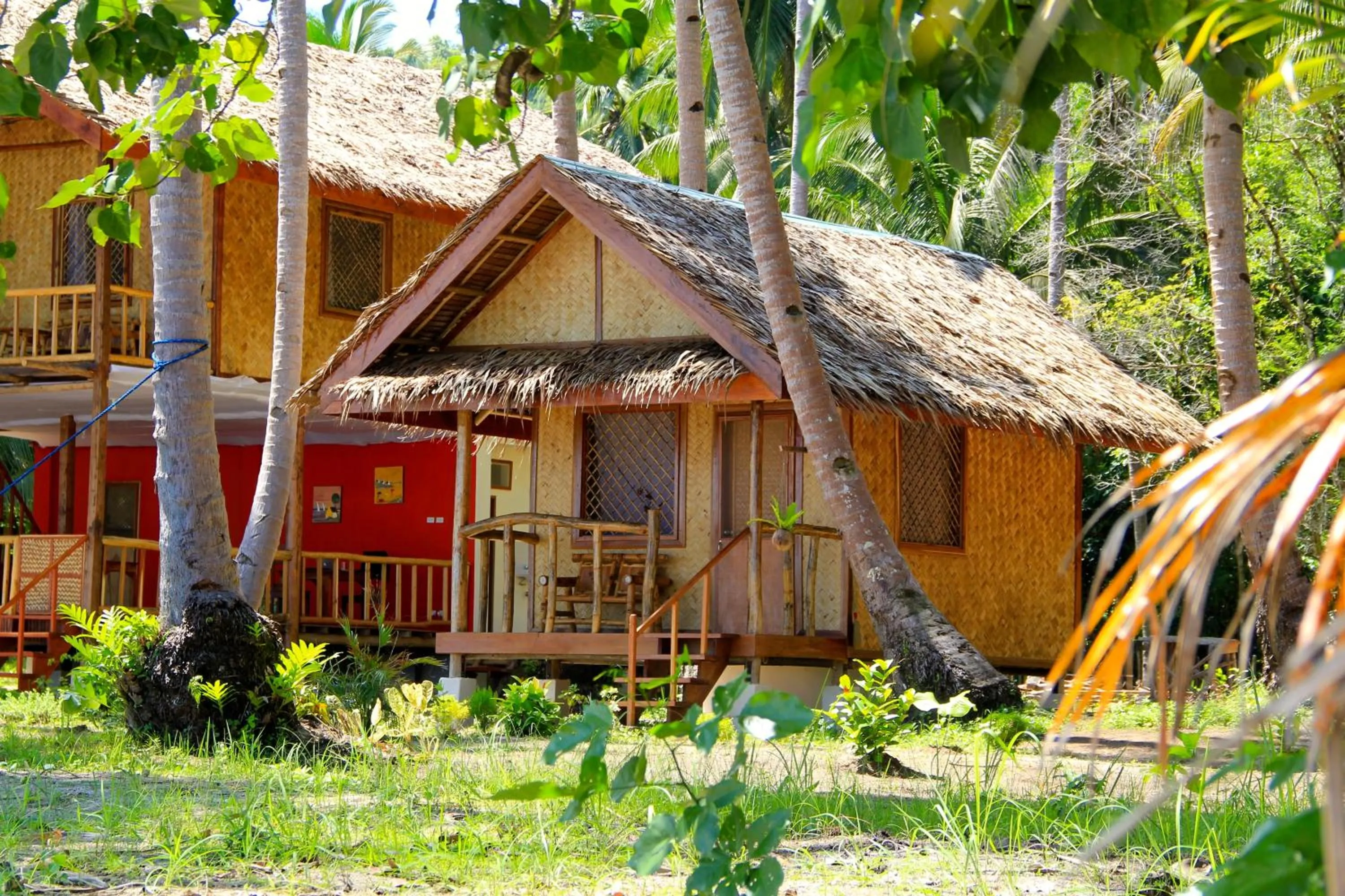 Facade/entrance in Sunset Colors