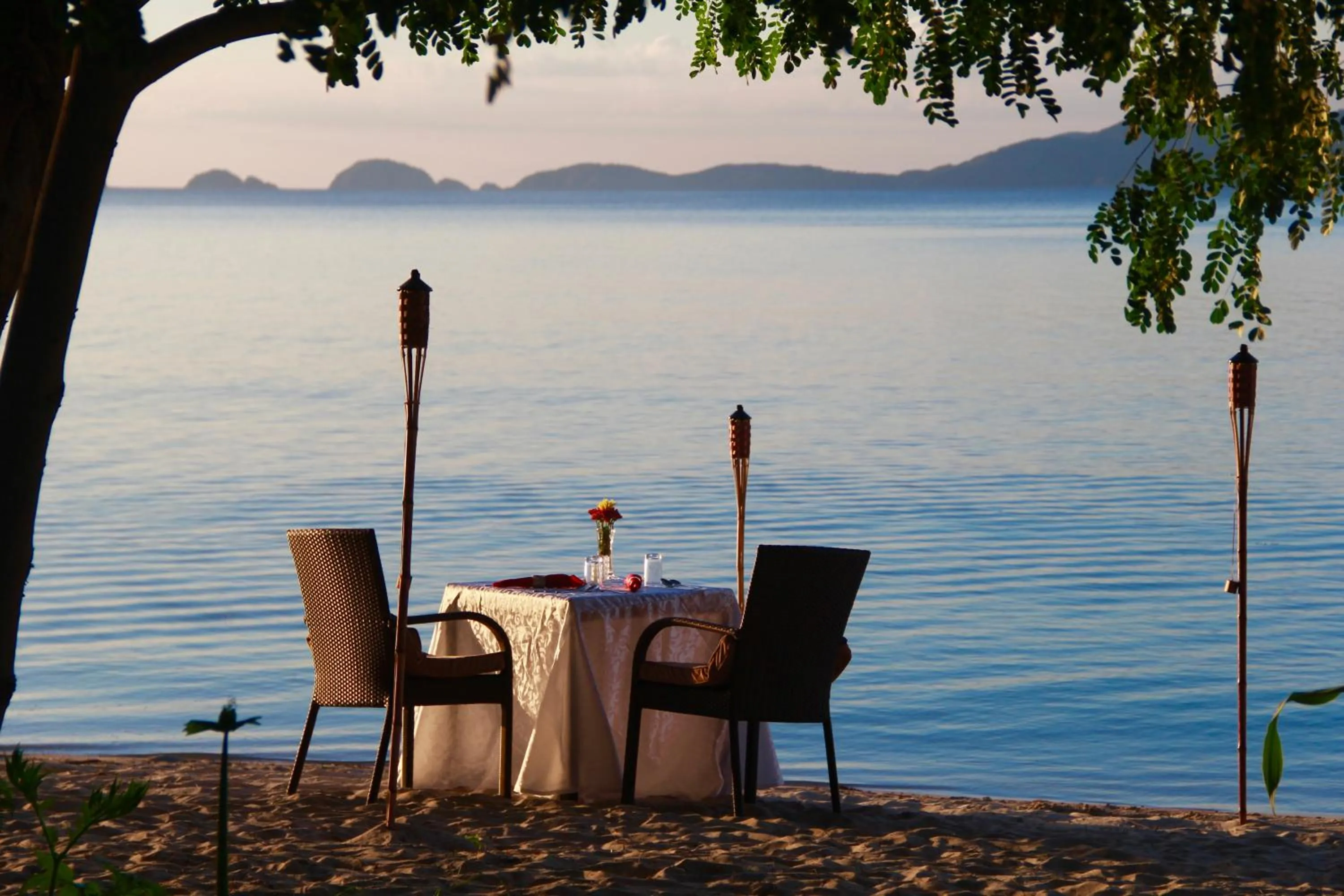 Sea view in Sunset Colors