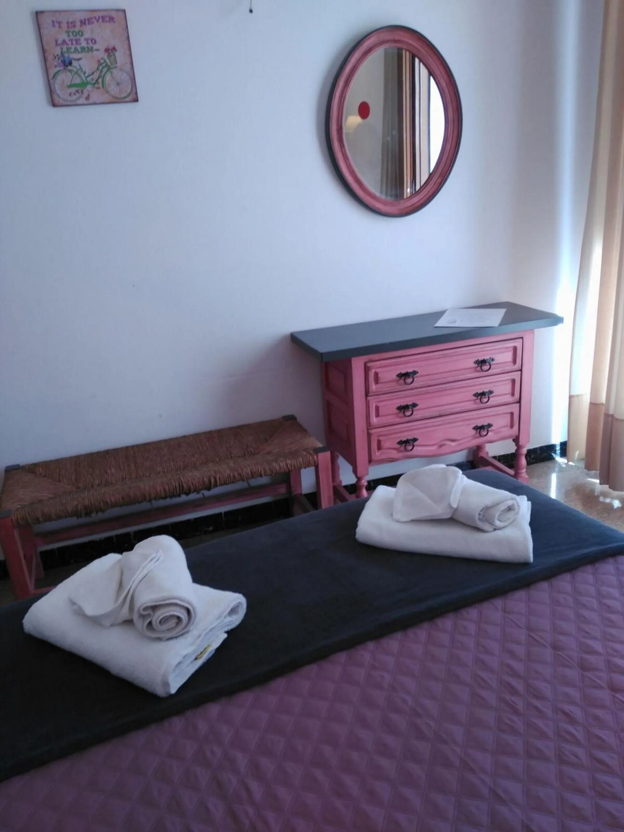 Decorative detail, Bed in Hotel Miami