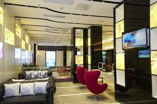 Lounge or bar in Lavande Hotel Sanya Sanya Bay Jixiang Street Lounge or bar in Lavande Hotel Sanya Sanya Bay Jixiang Street