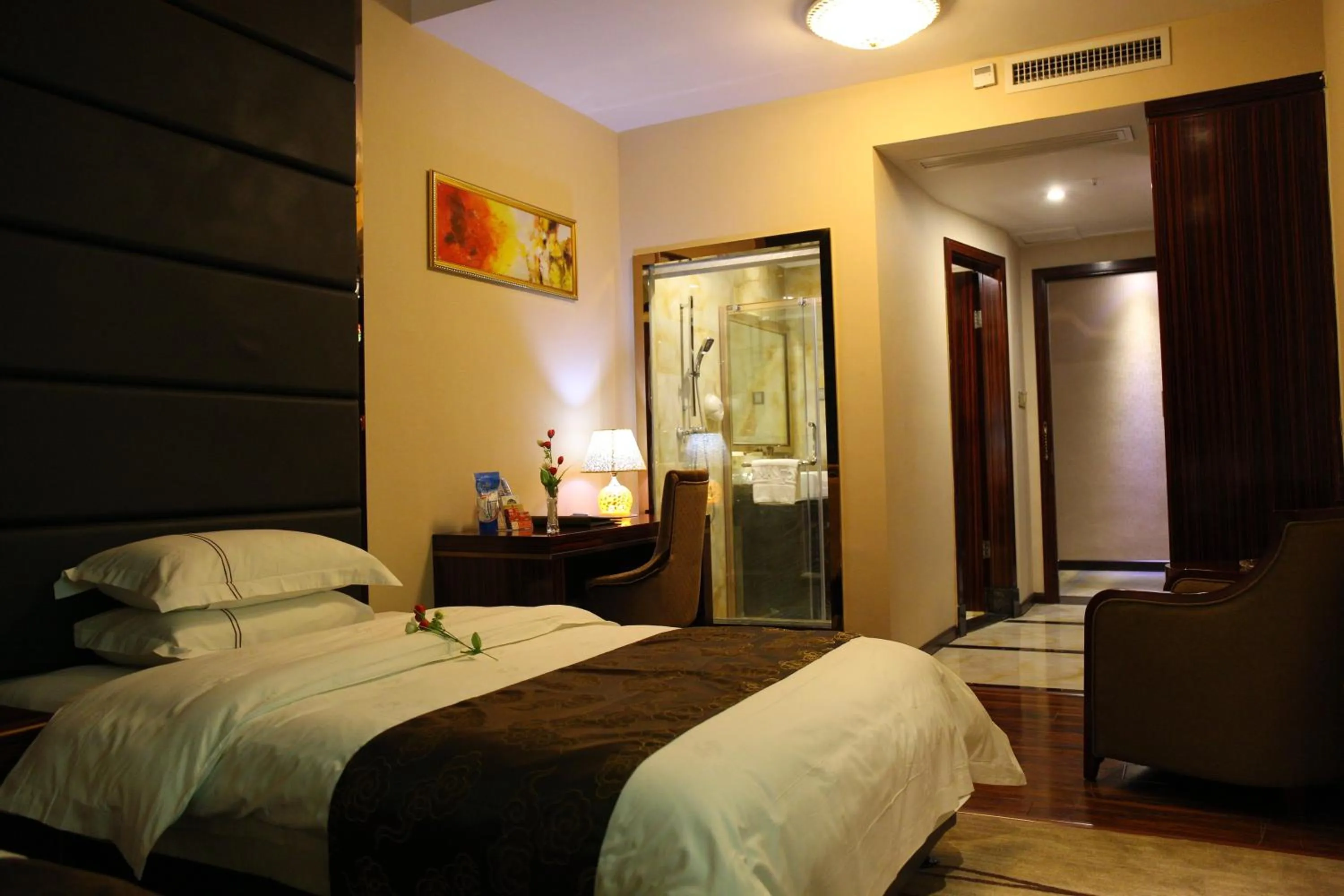 Bedroom in Lavande Hotel Wuhan Railway Station