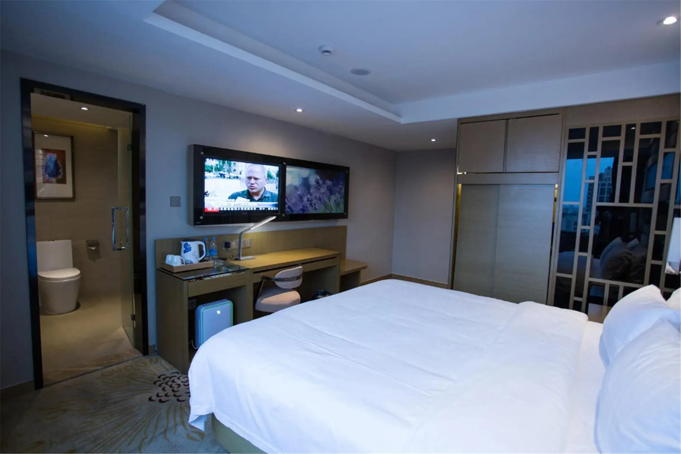 Bedroom, Bed in Lavande Hotel Foshan Shunde Ronggui Bedroom, Bed in Lavande Hotel Foshan Shunde Ronggui