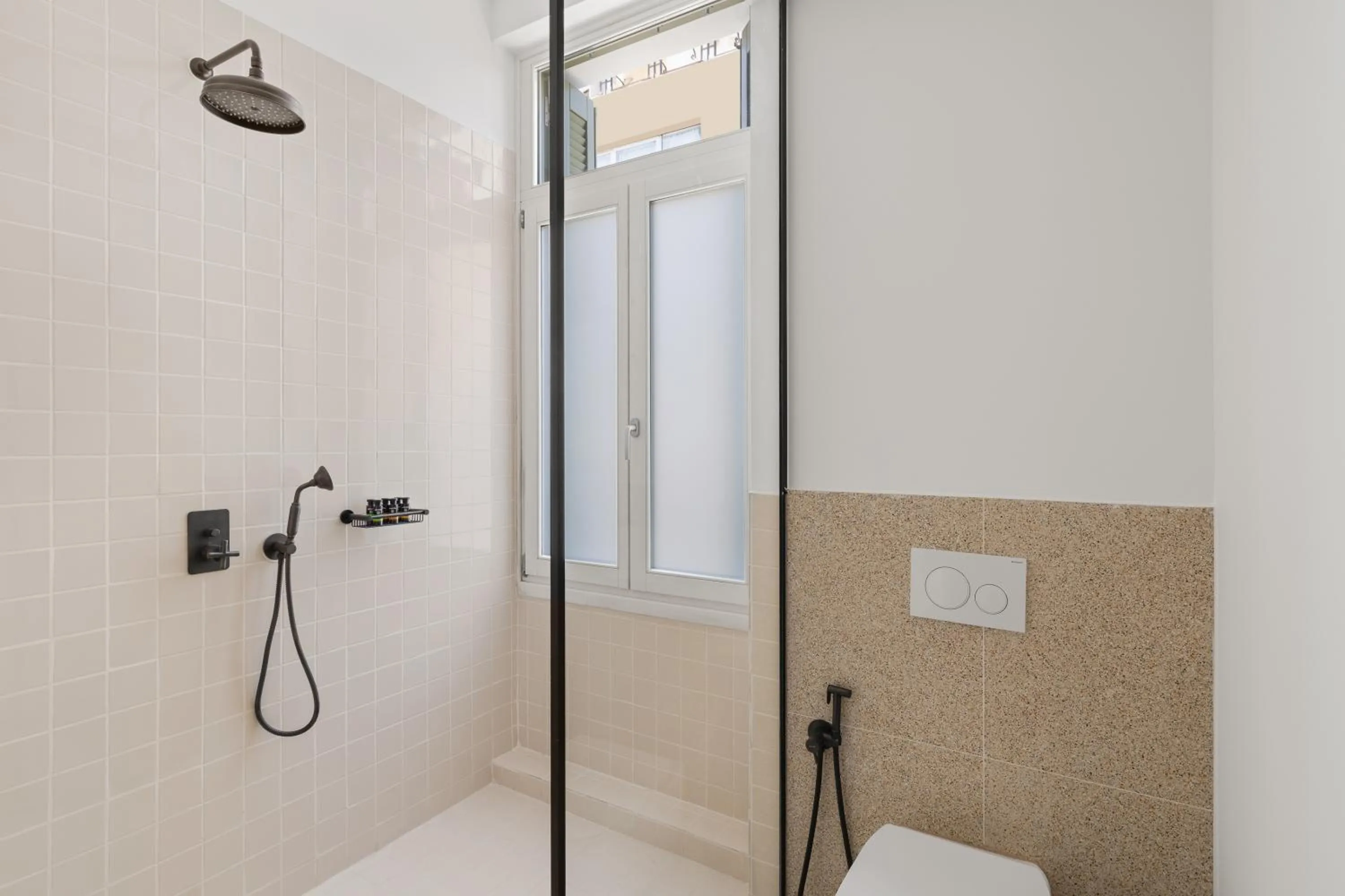 Shower in Morus Acropolis Boutique Hotel
