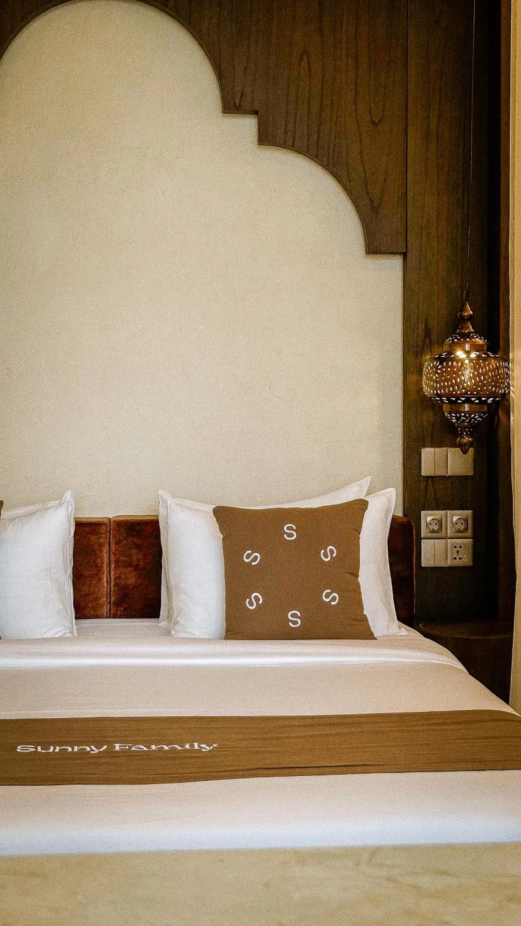 Bed in Sunny Samudra Boutique hotel Uluwatu