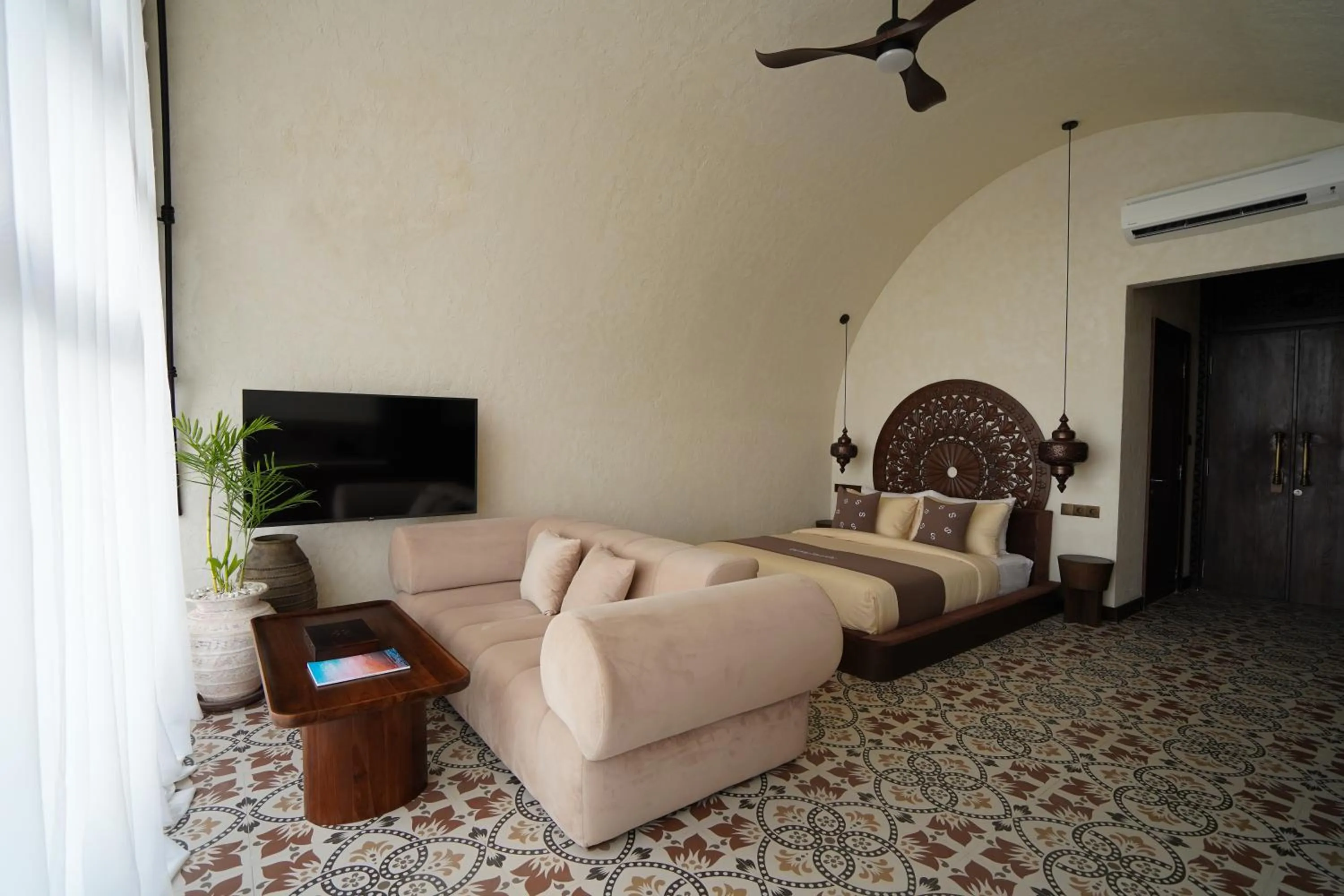 Bed in Sunny Samudra Boutique hotel Uluwatu