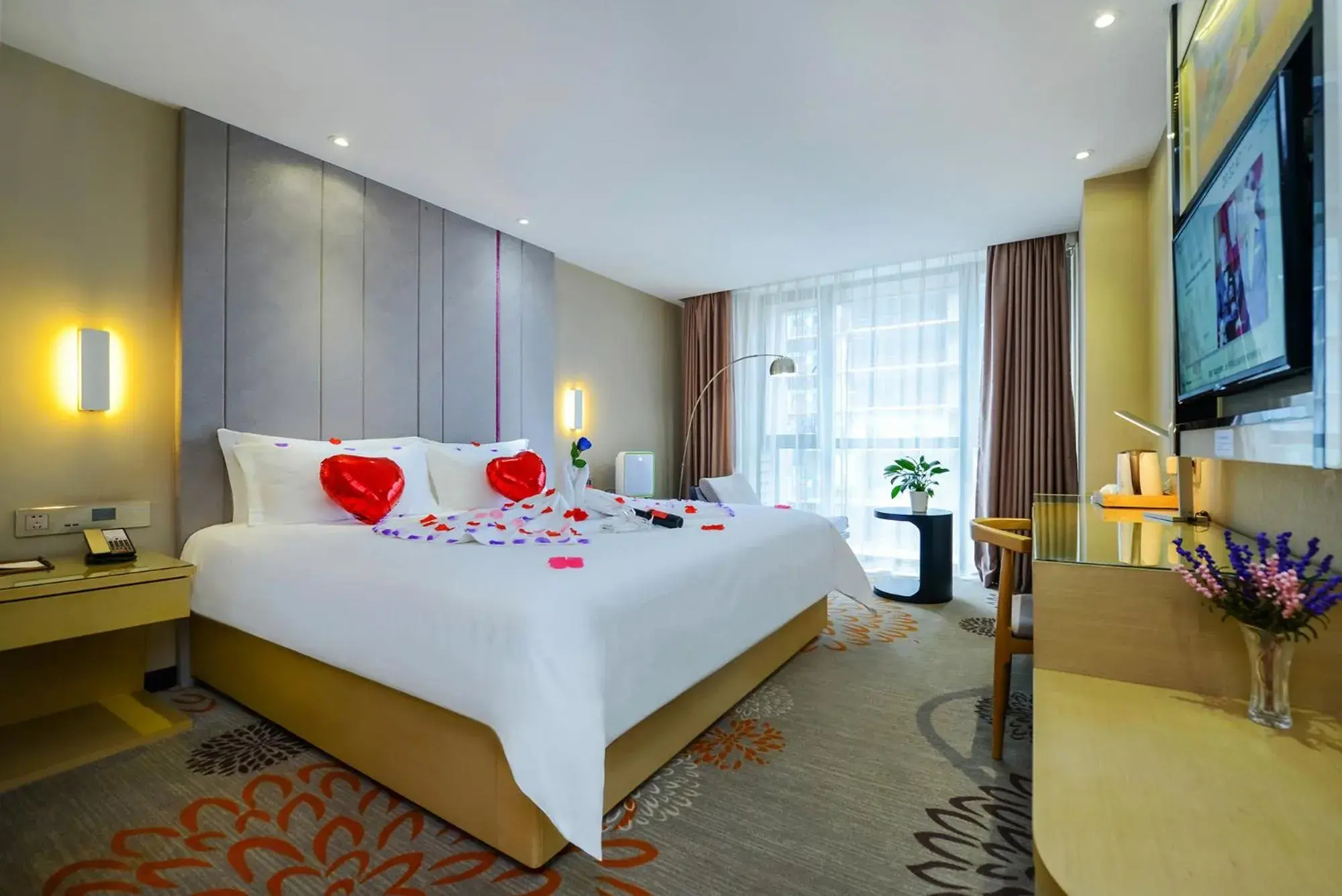 Bed in Lavande Hotel Chongqing Guanyin Bridge Pedestrian Street Bed in Lavande Hotel Chongqing Guanyin Bridge Pedestrian Street