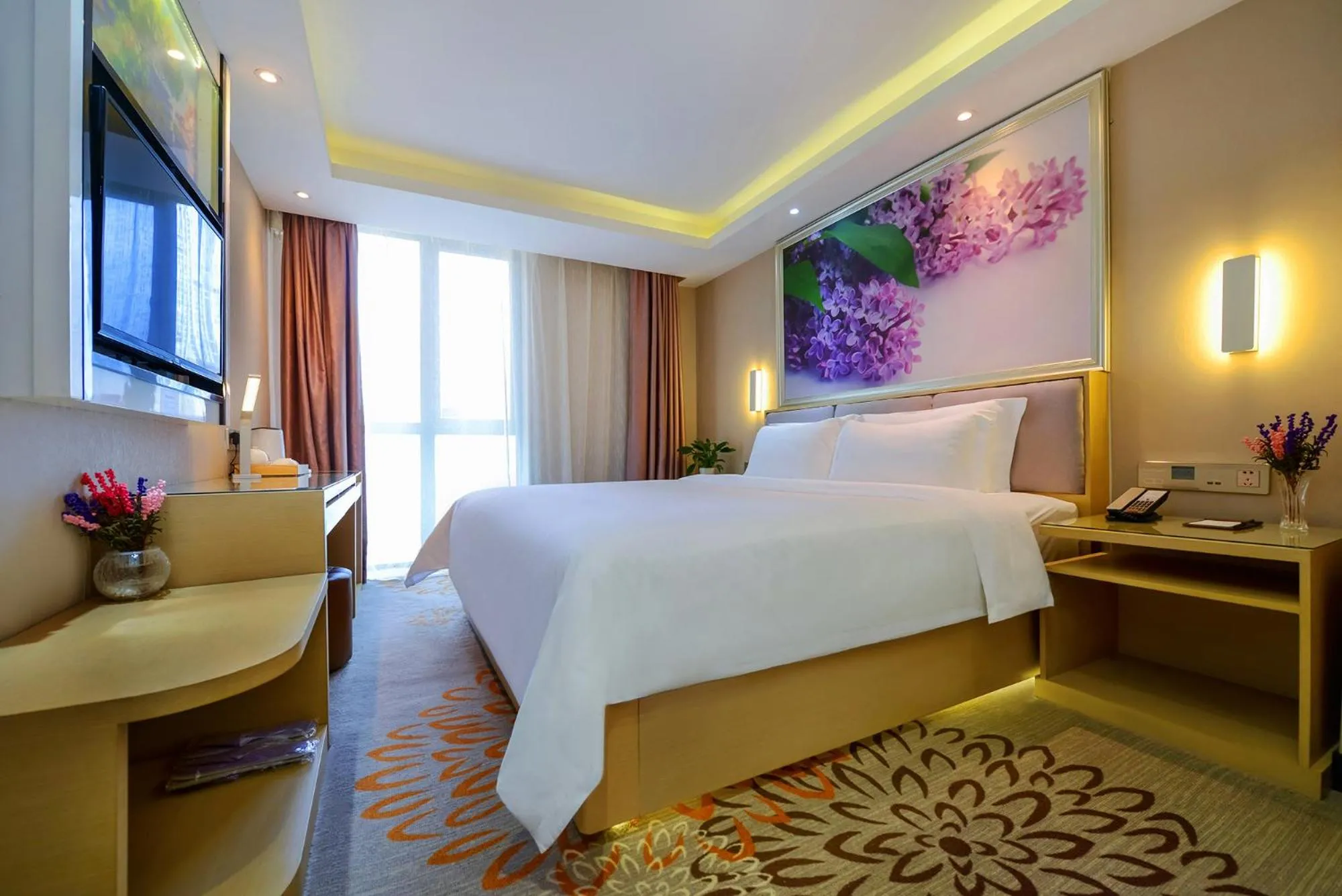 Bed in Lavande Hotel Chongqing Guanyin Bridge Pedestrian Street