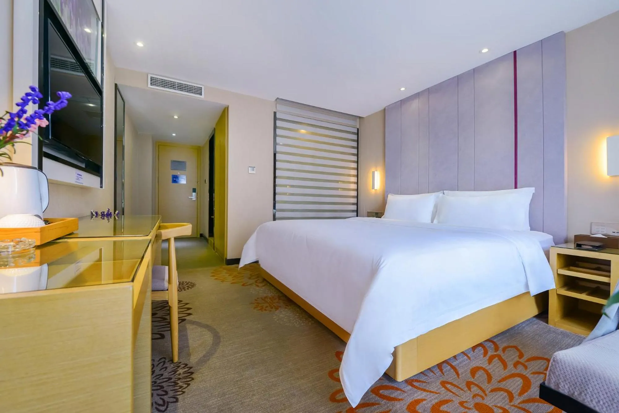 Bed in Lavande Hotel Chongqing Guanyin Bridge Pedestrian Street