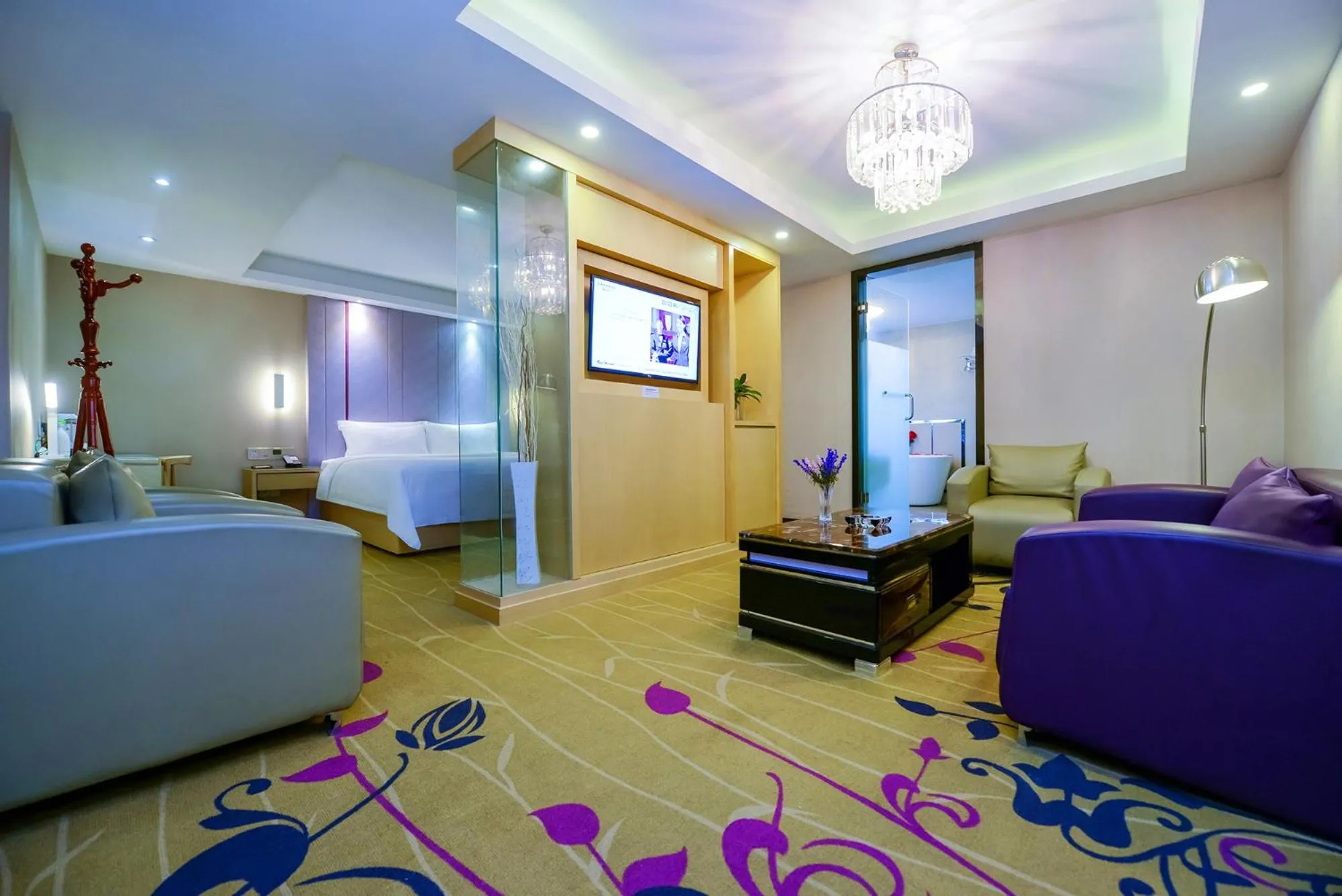 Bed in Lavande Hotel Chongqing Guanyin Bridge Pedestrian Street