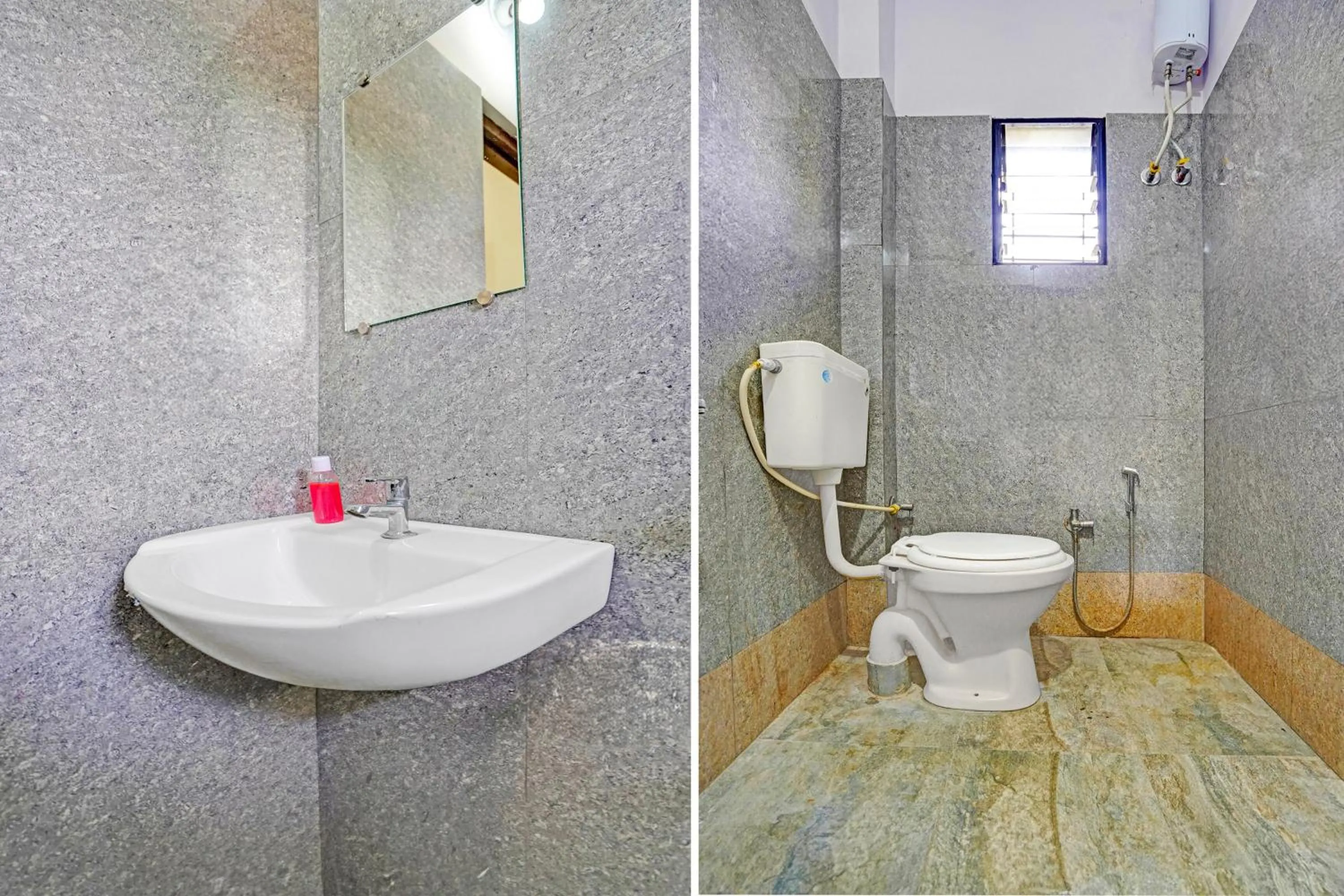 Bathroom in Super Hotel O CRPF Crossway Formerly V7 Inn Service Apartment