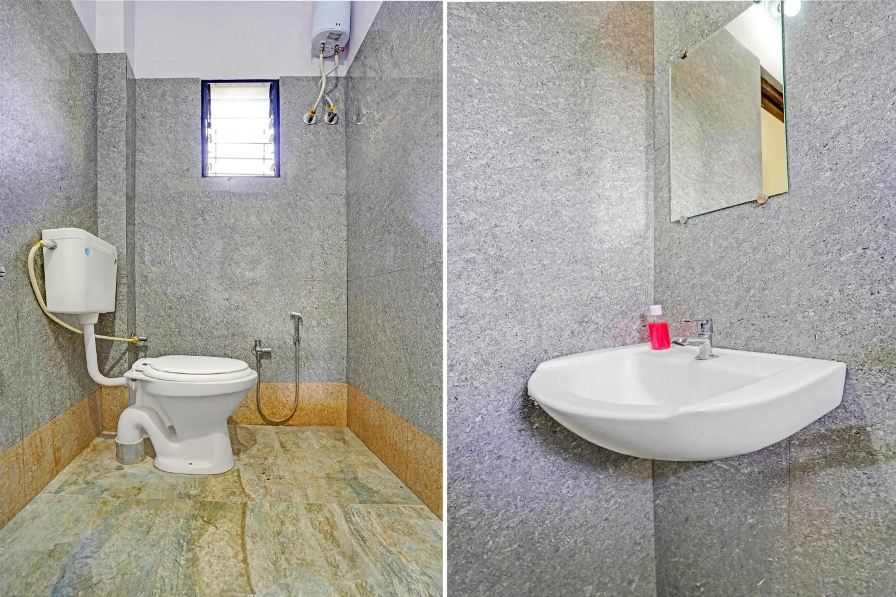 Bathroom in Super Hotel O CRPF Crossway Formerly V7 Inn Service Apartment