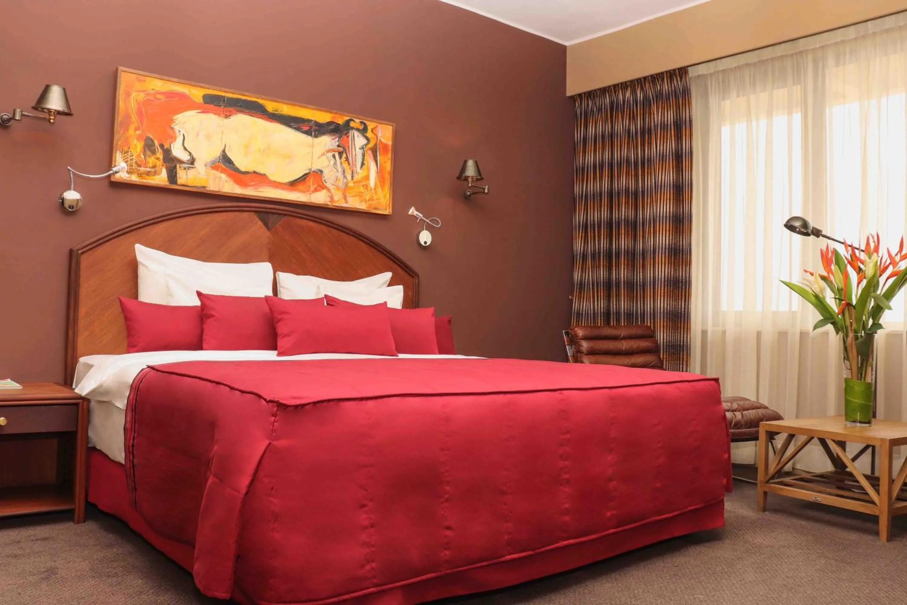 Bed in Hotel Memling