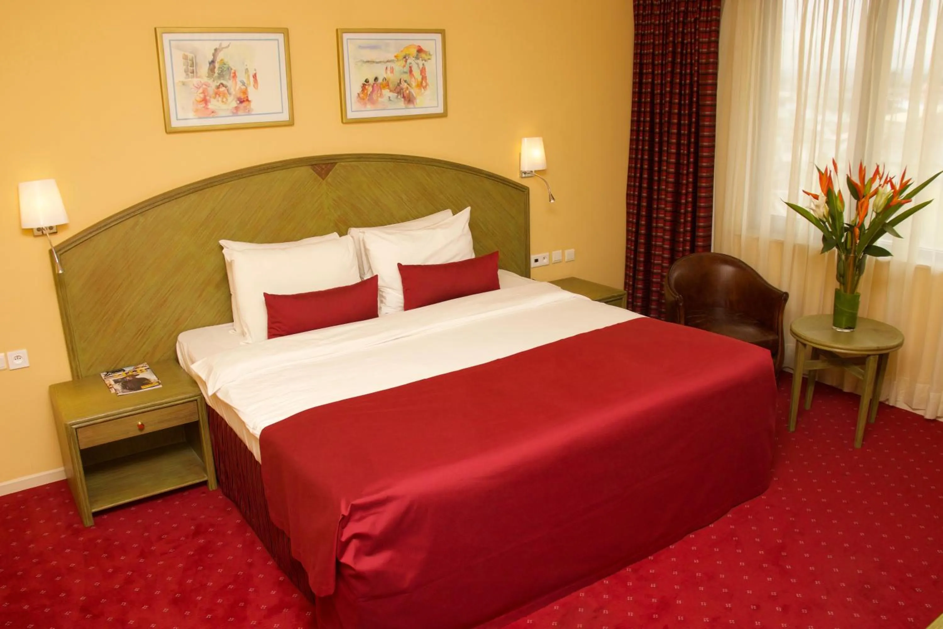 Bed in Hotel Memling