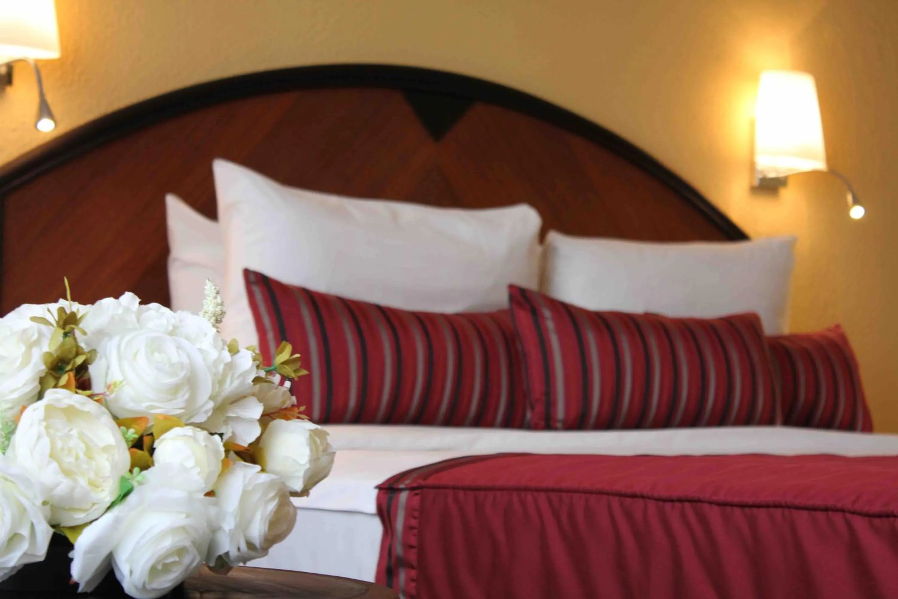 Bed in Hotel Memling