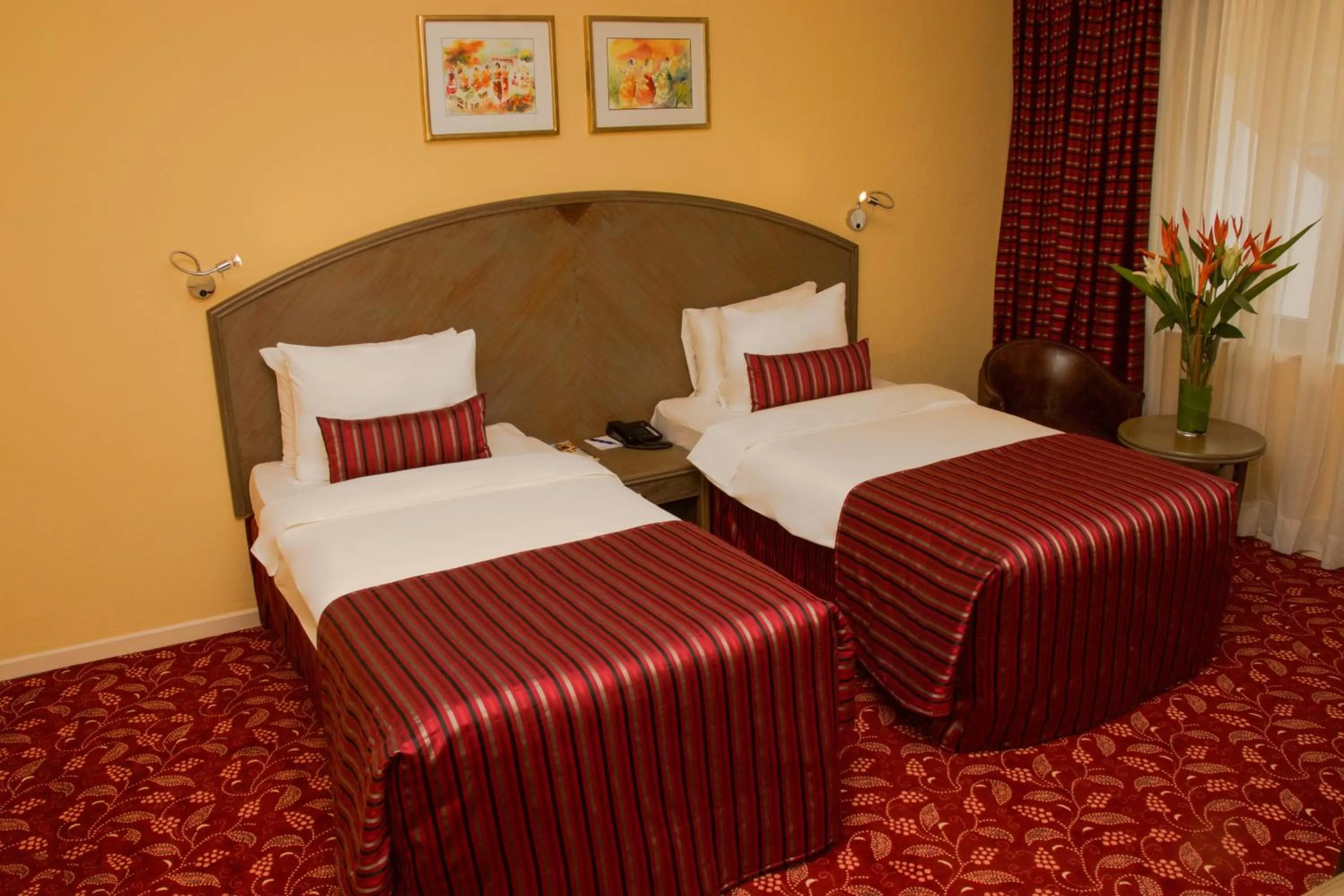 Bed in Hotel Memling