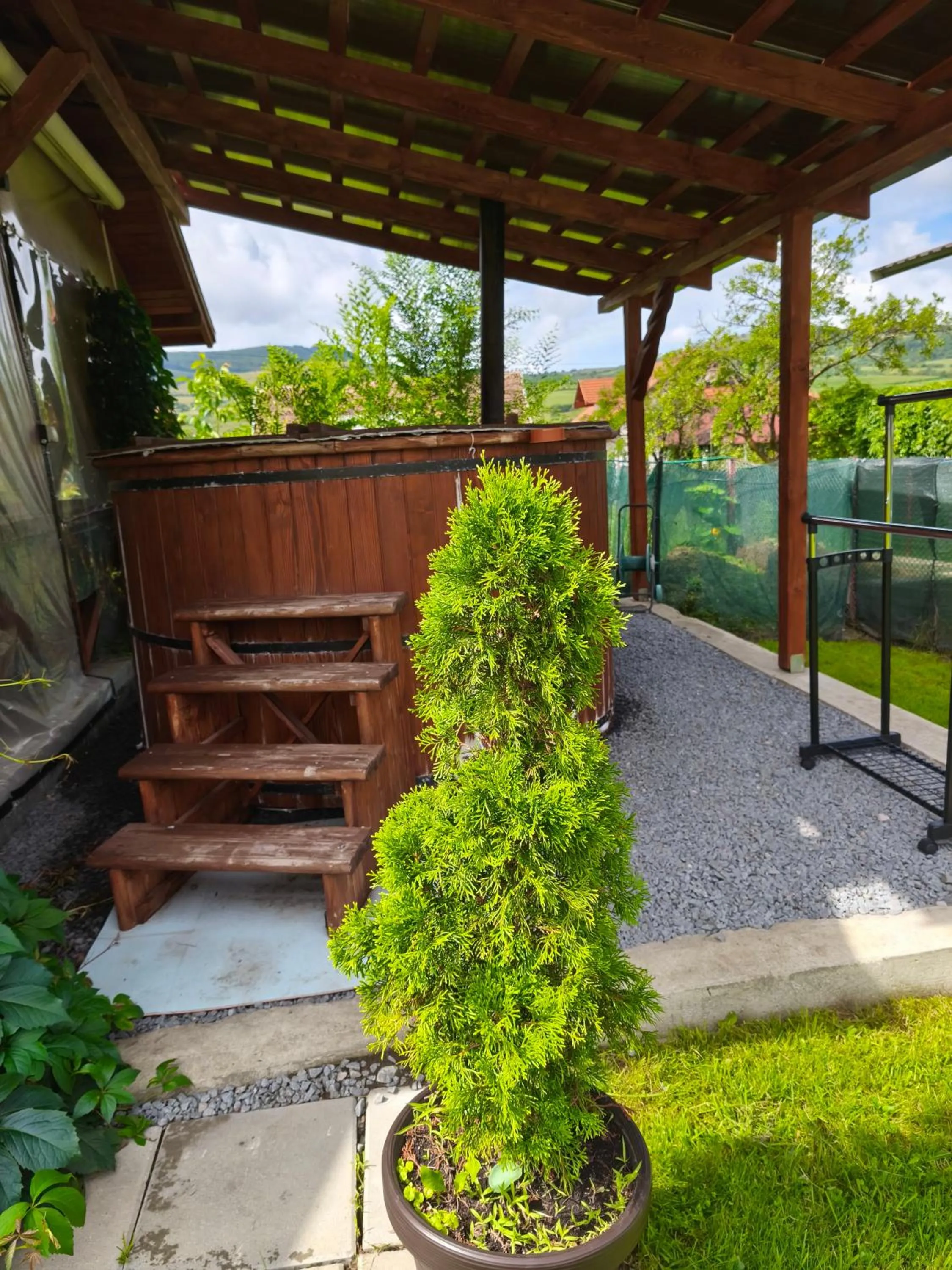 Swimming pool in Nárcisz B&B