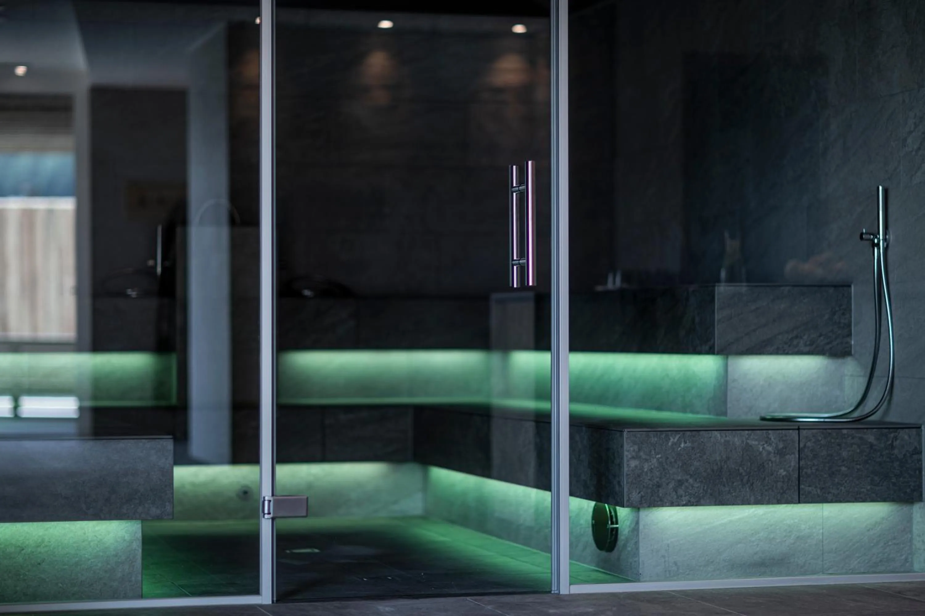 Steam room in Hotel Rommisa