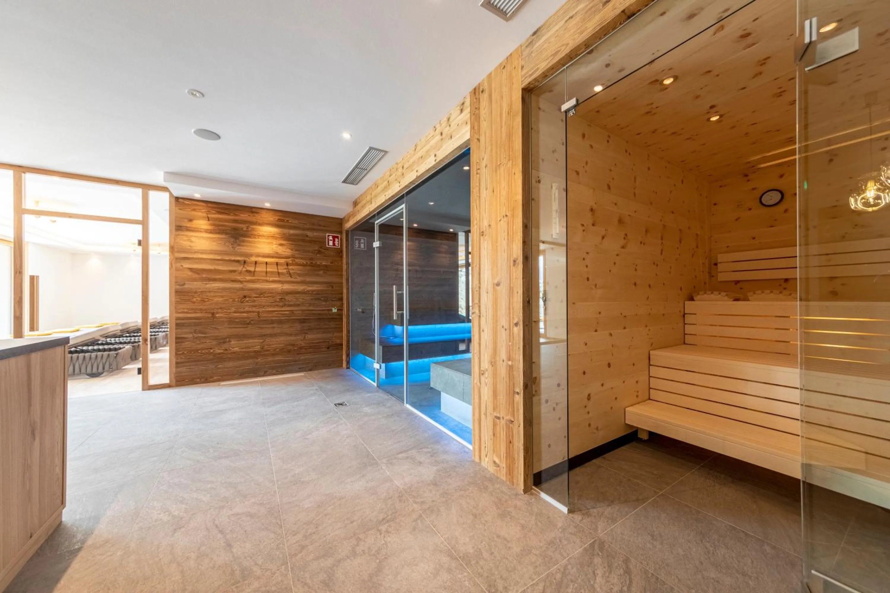 Sauna in Hotel Rommisa